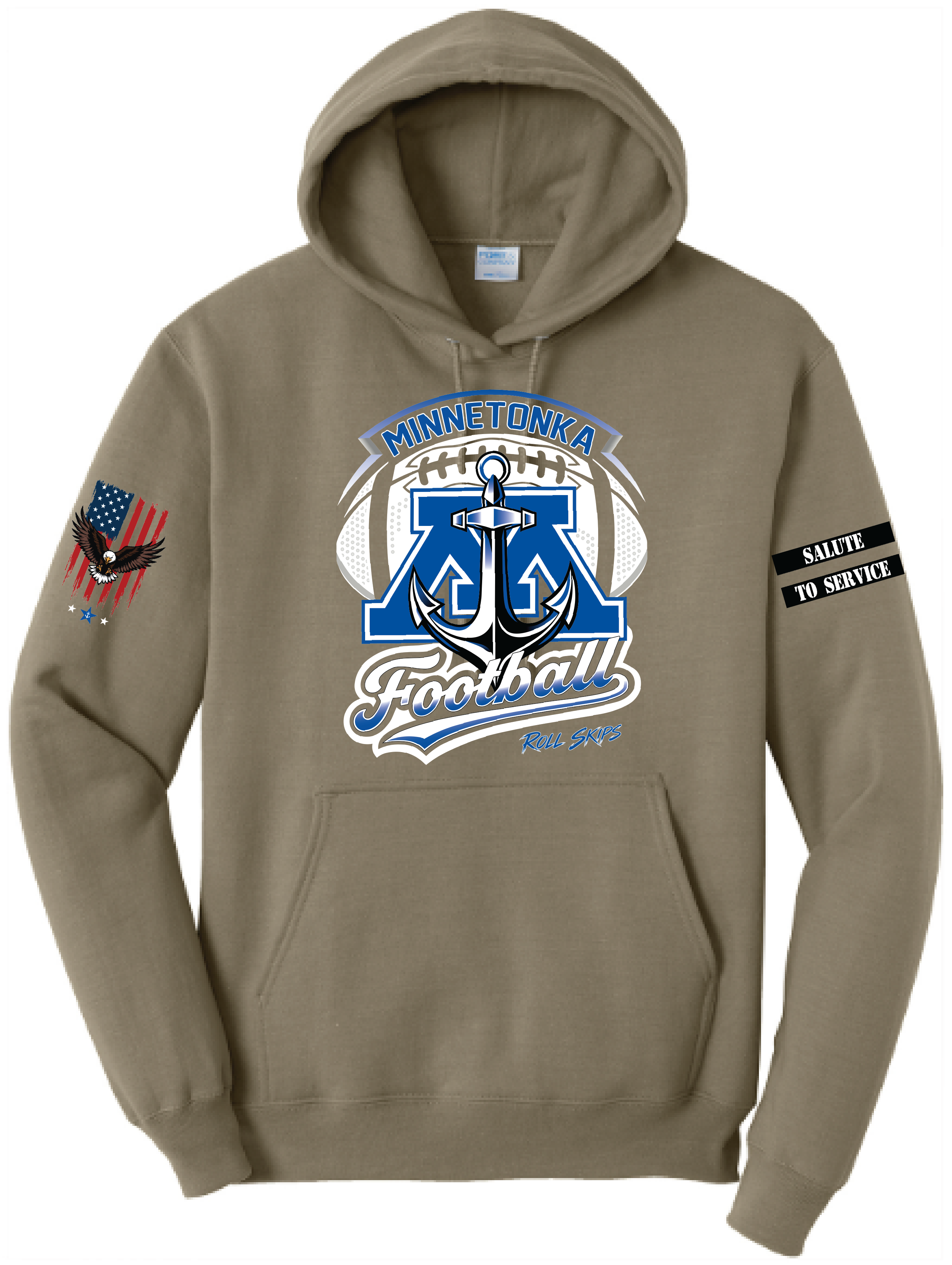 Men's TFA Salute To Service Core Fleece Hooded Sweatshirt