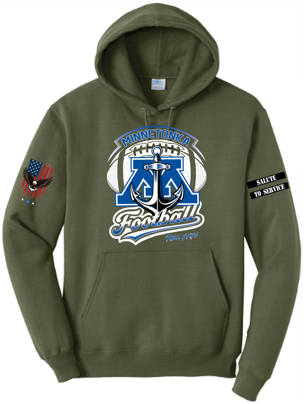 Men's TFA Salute To Service Core Fleece Hooded Sweatshirt