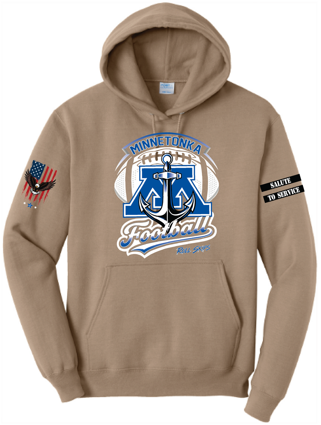 Men's TFA Salute To Service Core Fleece Hooded Sweatshirt
