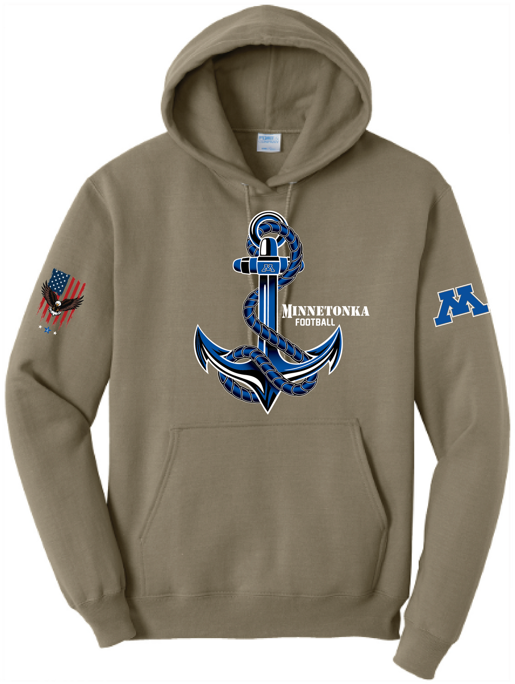 Unisex TFA Honor The Brave Core Fleece Hooded Sweatshirt