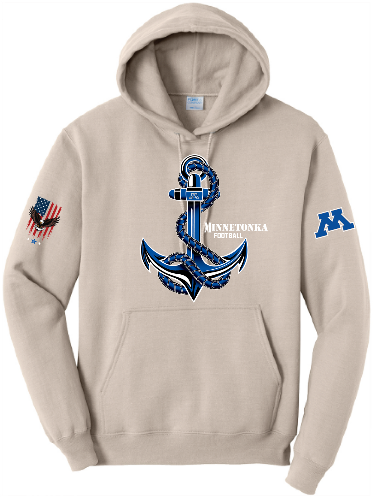 Unisex TFA Honor The Brave Core Fleece Hooded Sweatshirt
