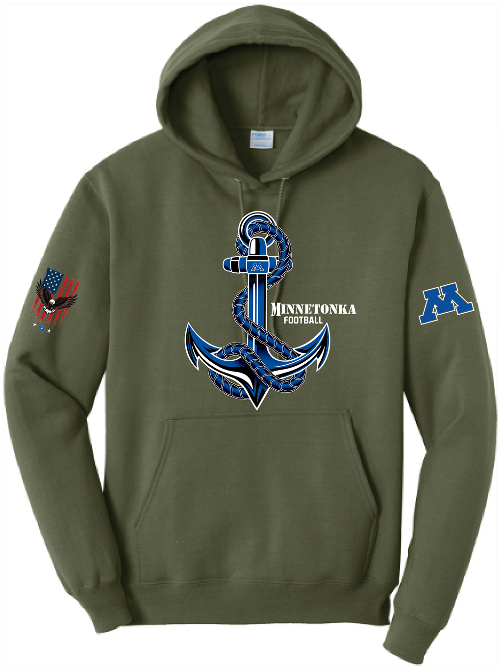 Unisex TFA Honor The Brave Core Fleece Hooded Sweatshirt