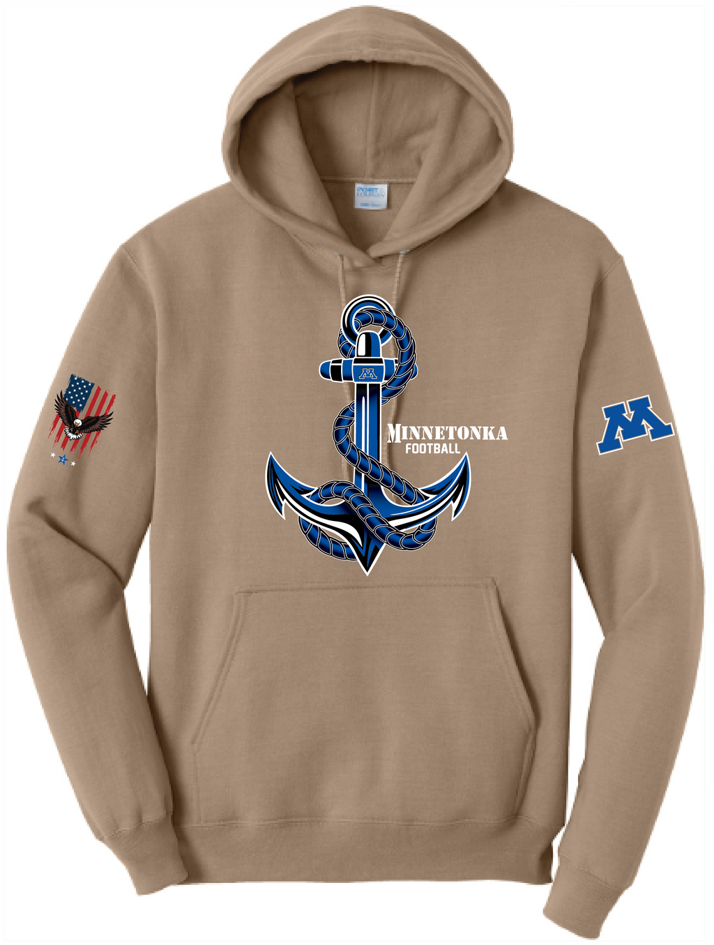 Unisex TFA Honor The Brave Core Fleece Hooded Sweatshirt