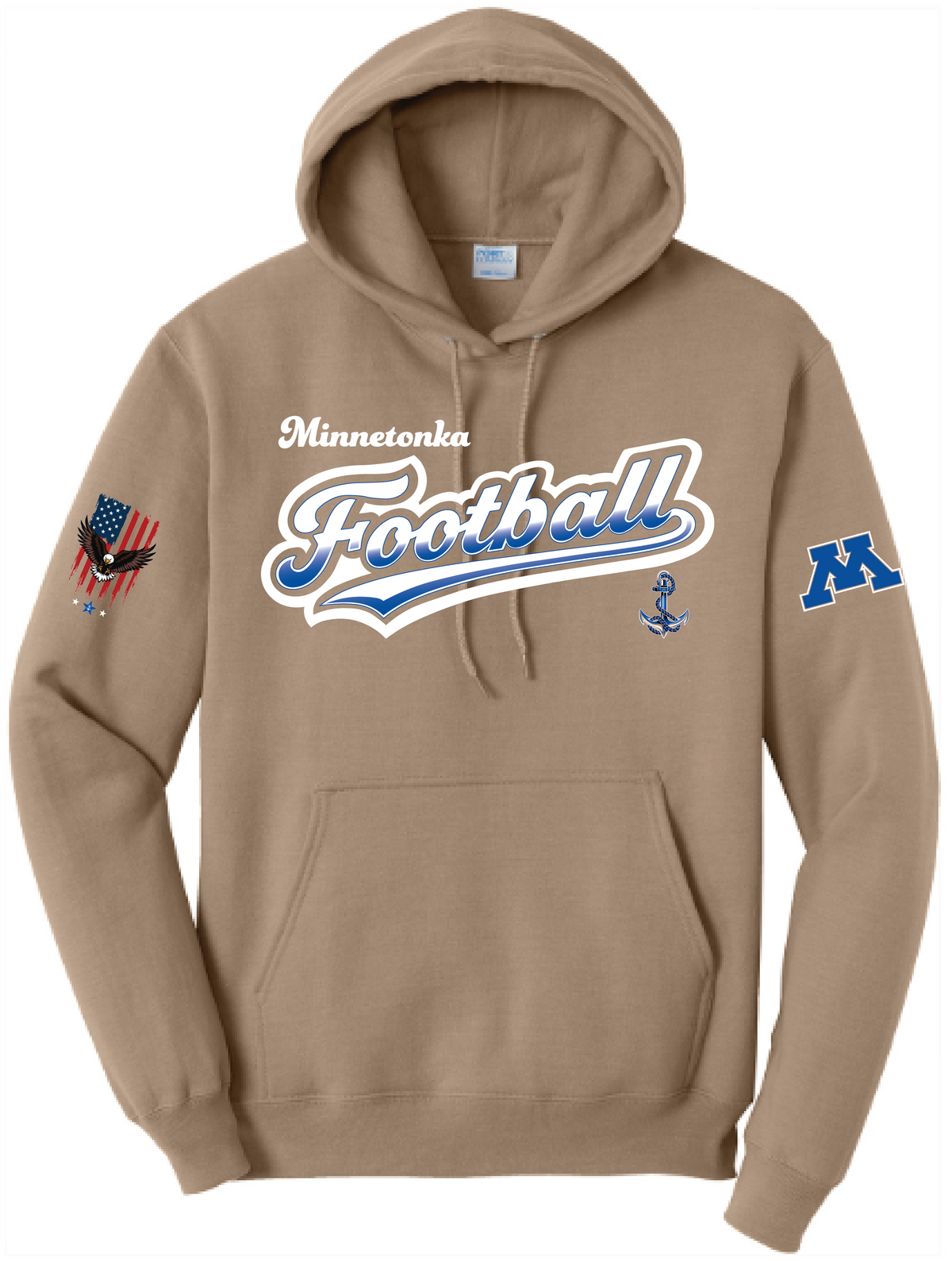 Unisex TFA Honor The Brave Core Fleece Hooded Sweatshirt