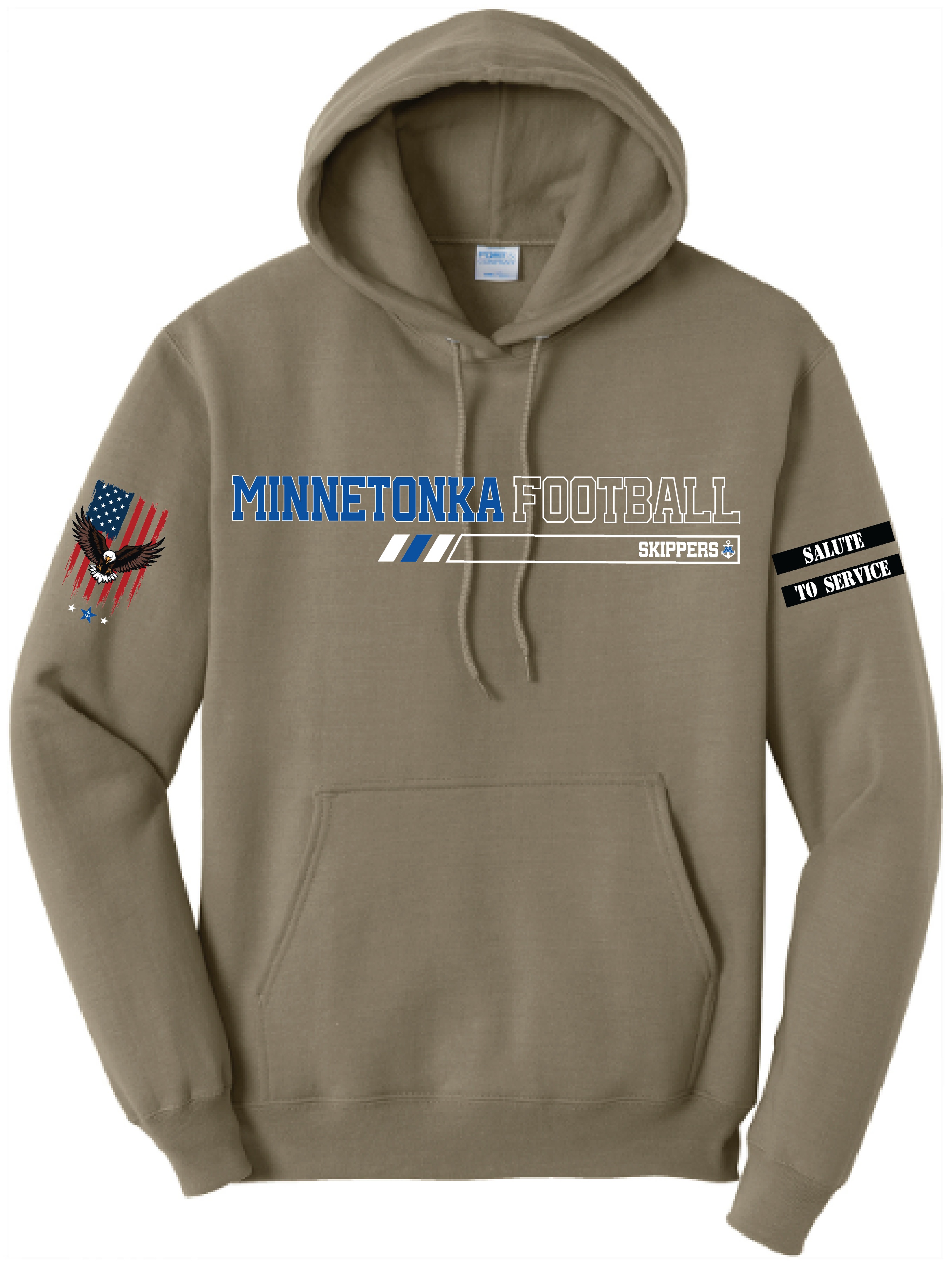 Men's TFA Salute To Service Core Fleece Hooded Sweatshirt
