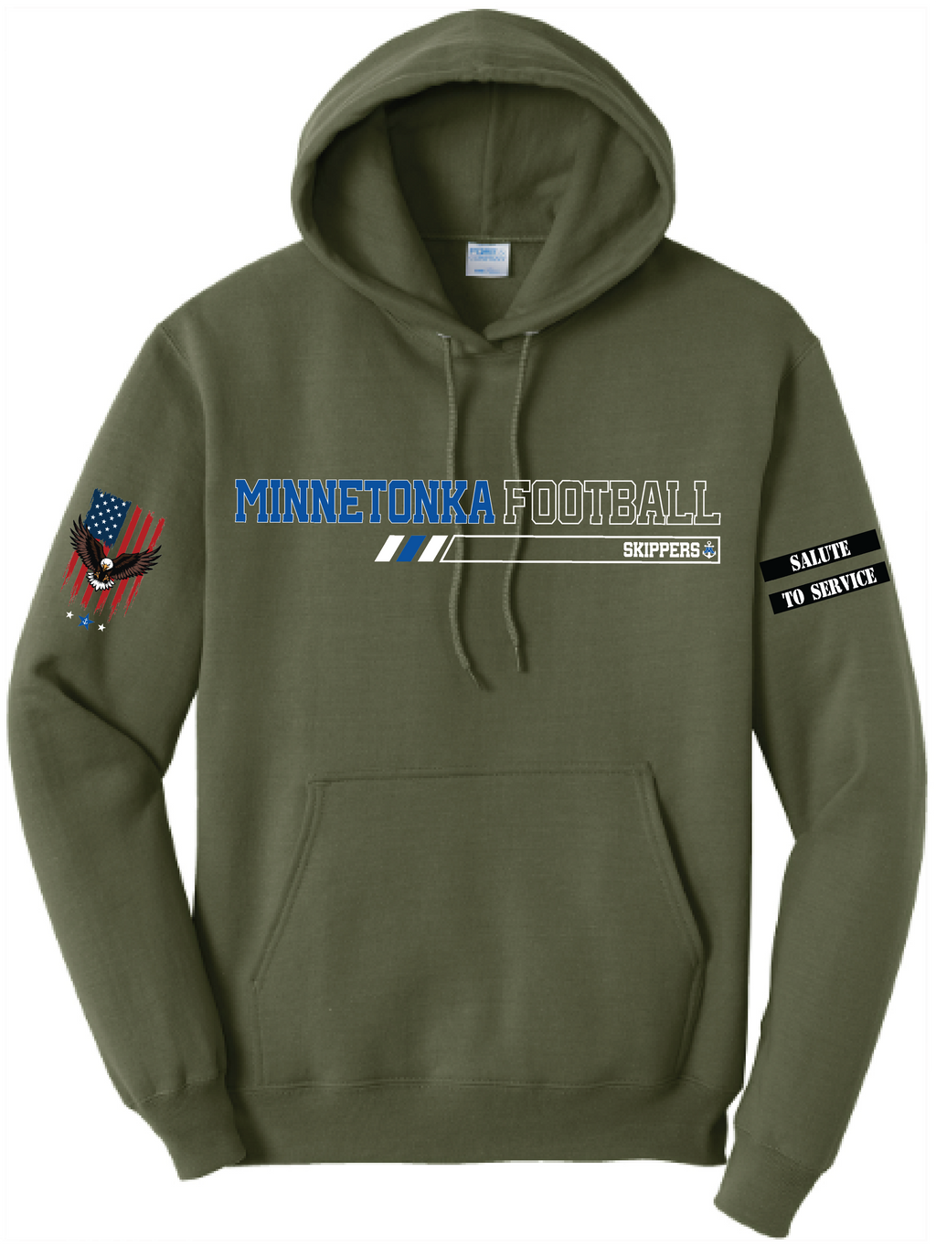 Men's TFA Salute To Service Core Fleece Hooded Sweatshirt