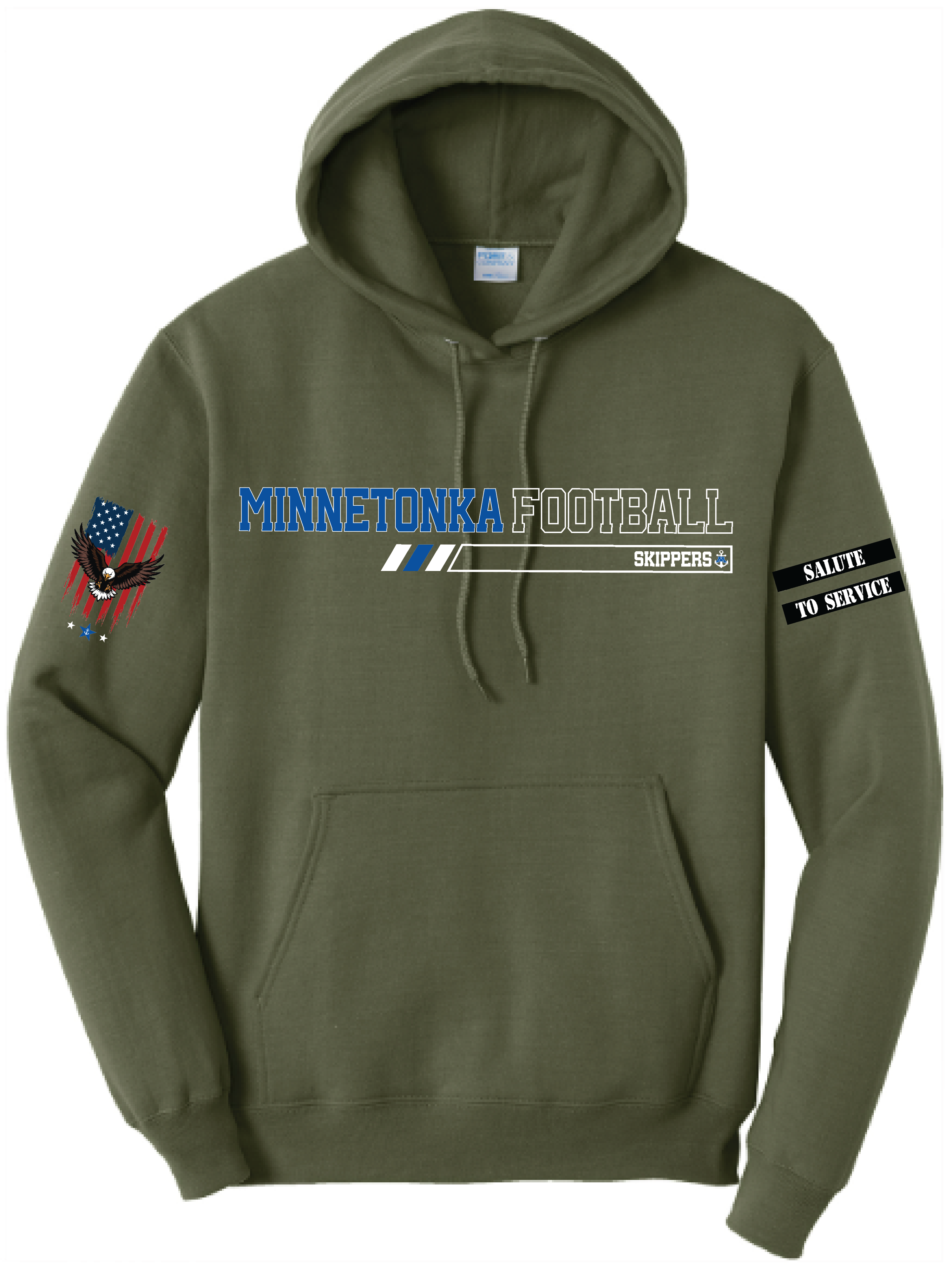 Men's TFA Salute To Service Core Fleece Hooded Sweatshirt