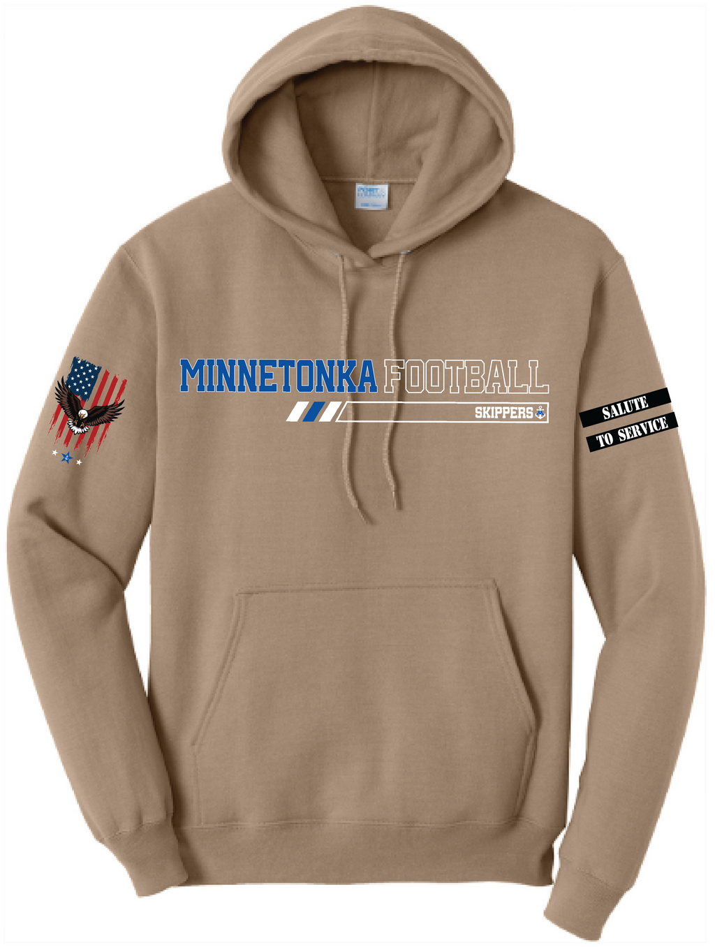 Men's TFA Salute To Service Core Fleece Hooded Sweatshirt