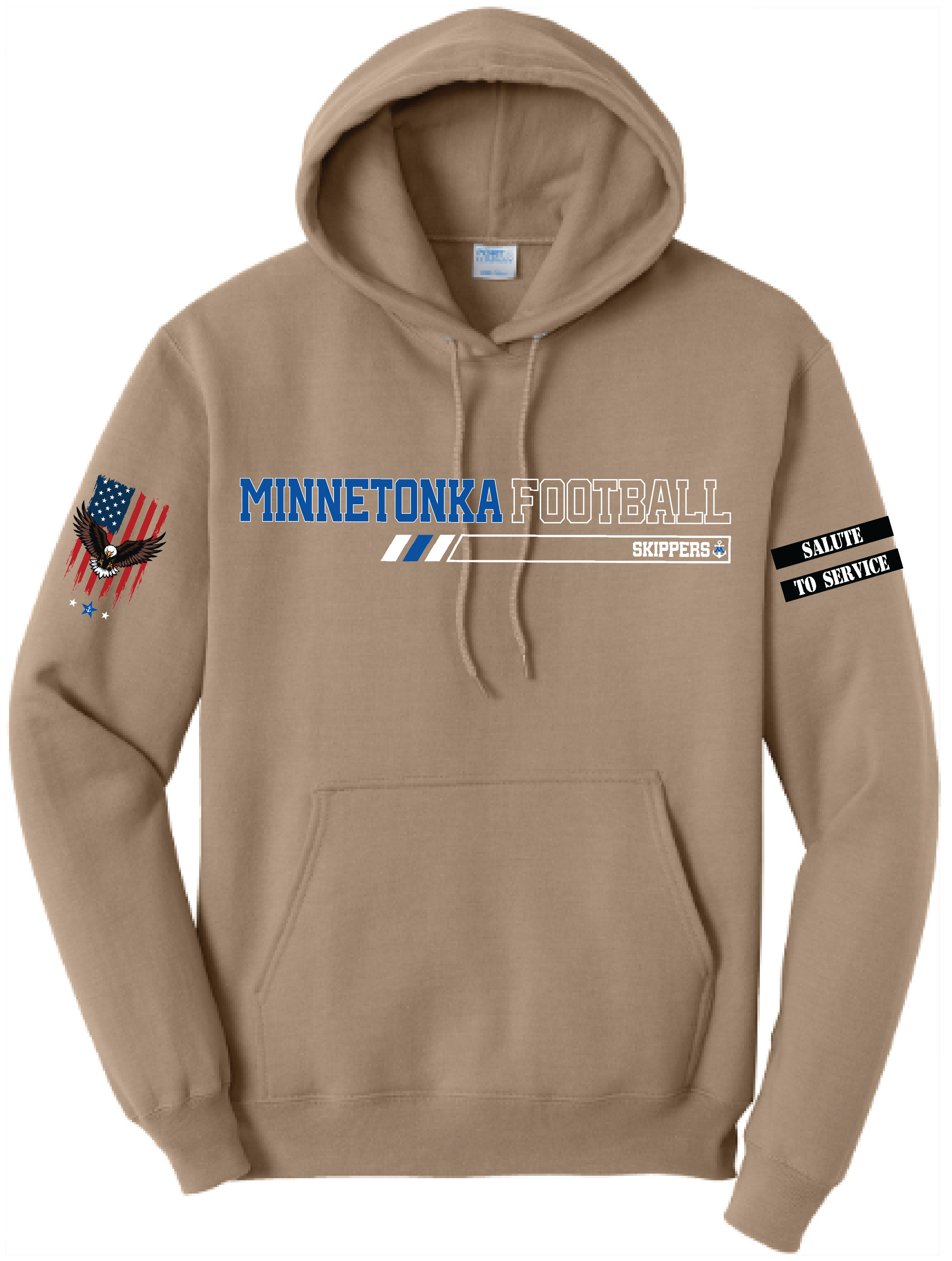 Men's TFA Salute To Service Core Fleece Hooded Sweatshirt