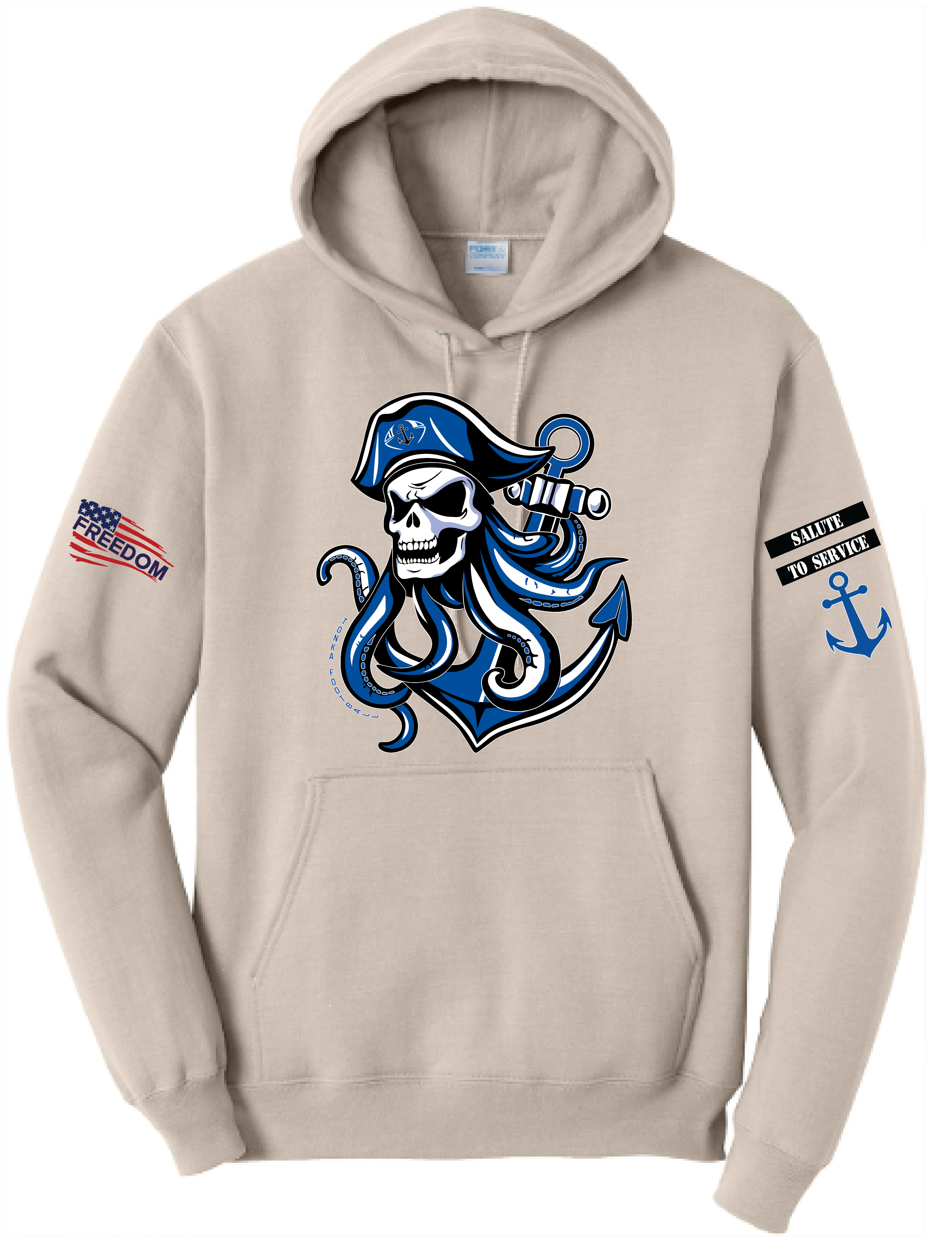 Salute To Service Men's Football Core Fleece Hooded Sweatshirt