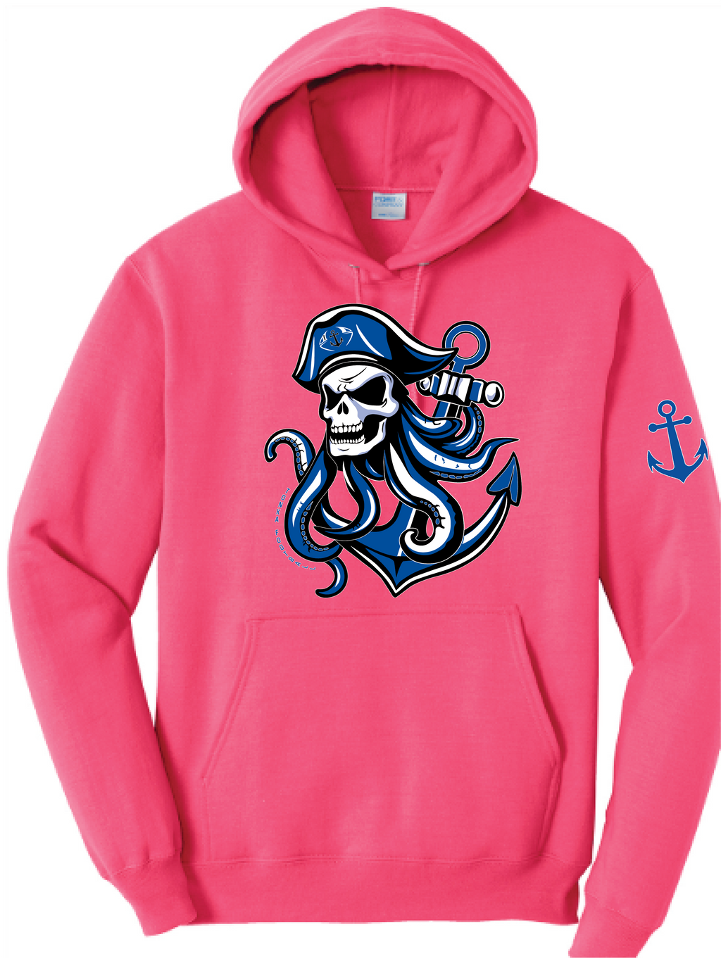 Show Your Pink Men's Core Fleece Hooded Sweatshirt