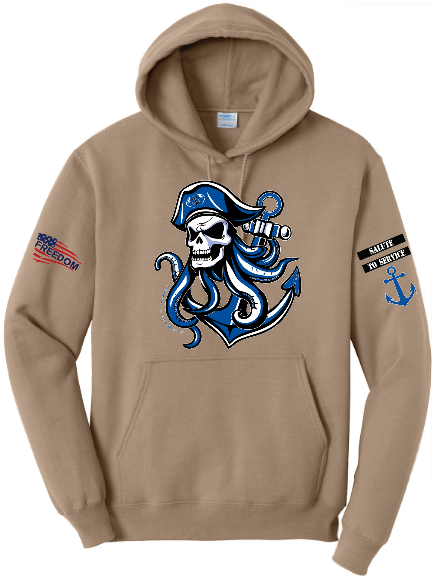 Salute To Service Men's Football Core Fleece Hooded Sweatshirt