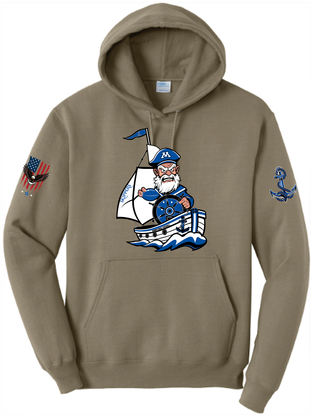 Unisex TFA Honor The Brave Core Fleece Hooded Sweatshirt