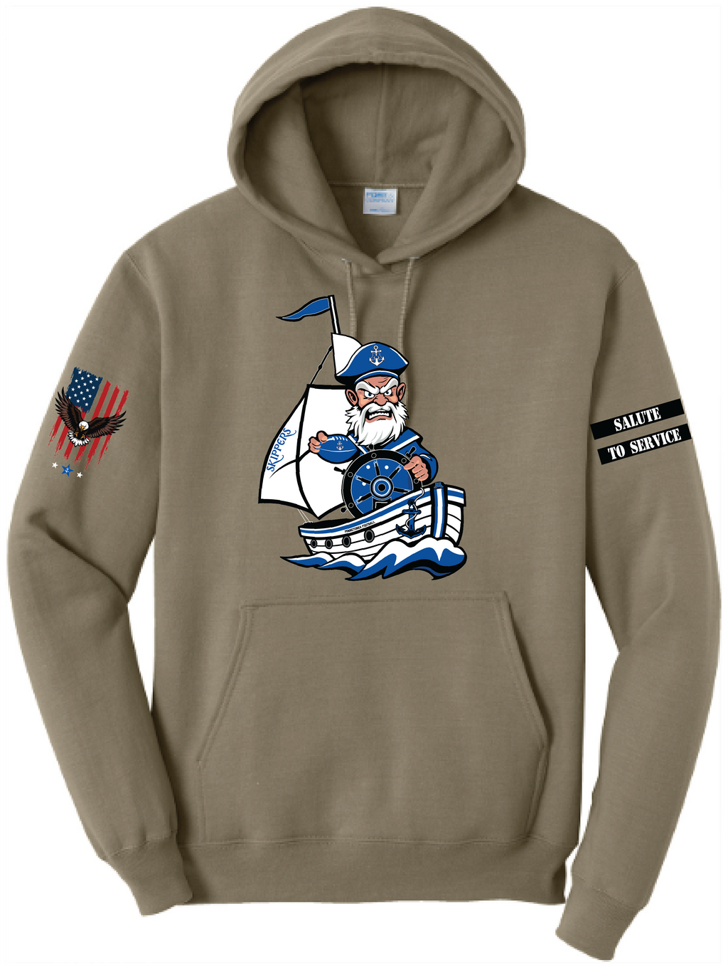 Men's TFA Salute To Service Core Fleece Hooded Sweatshirt