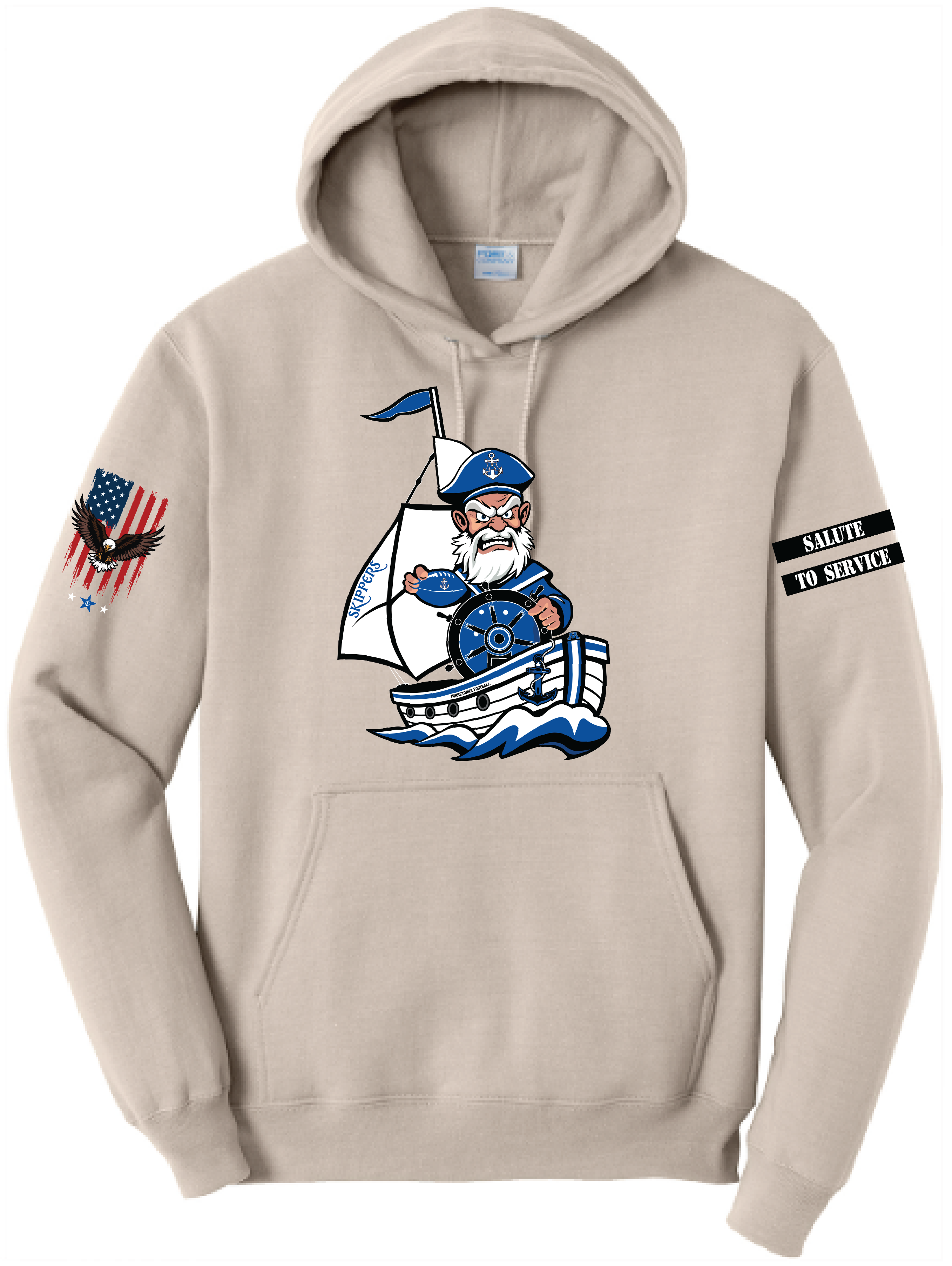 Men's TFA Salute To Service Core Fleece Hooded Sweatshirt