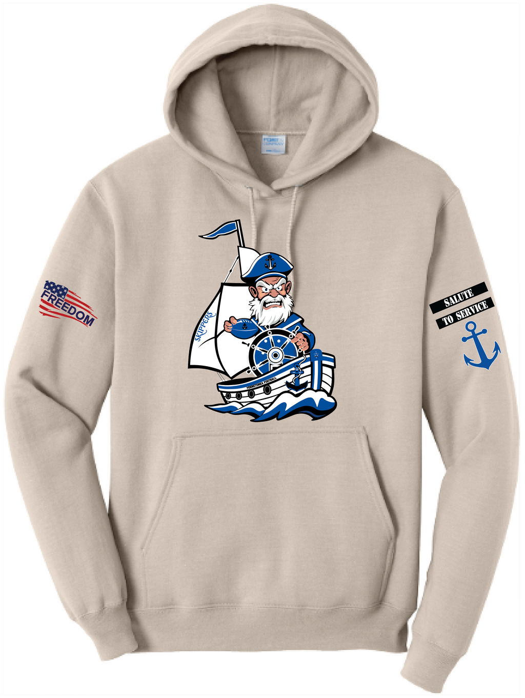 Salute To Service Men's Football Core Fleece Hooded Sweatshirt