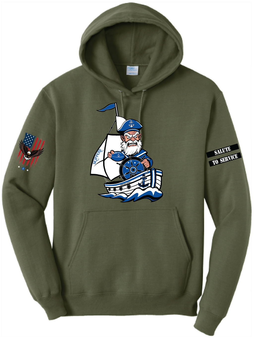 Men's TFA Salute To Service Core Fleece Hooded Sweatshirt