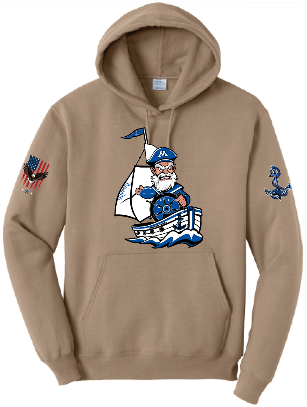 Unisex TFA Honor The Brave Core Fleece Hooded Sweatshirt