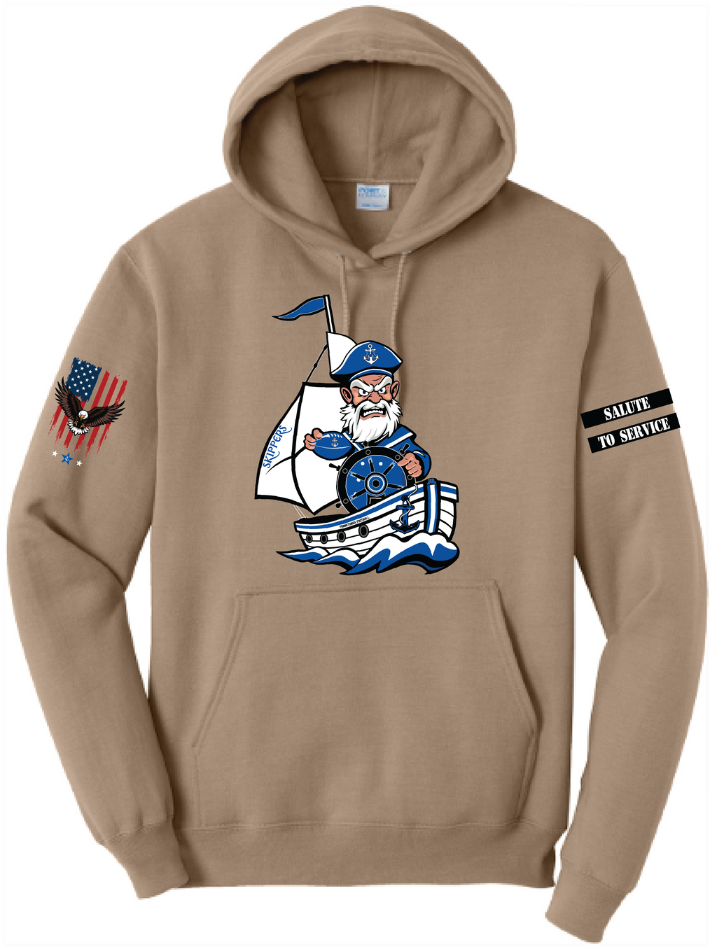 Men's TFA Salute To Service Core Fleece Hooded Sweatshirt