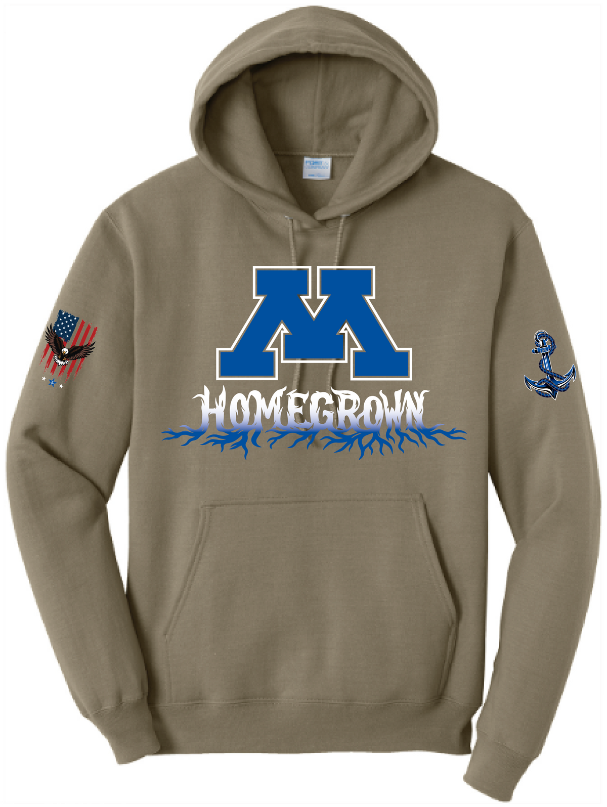 Unisex TFA Honor The Brave Core Fleece Hooded Sweatshirt