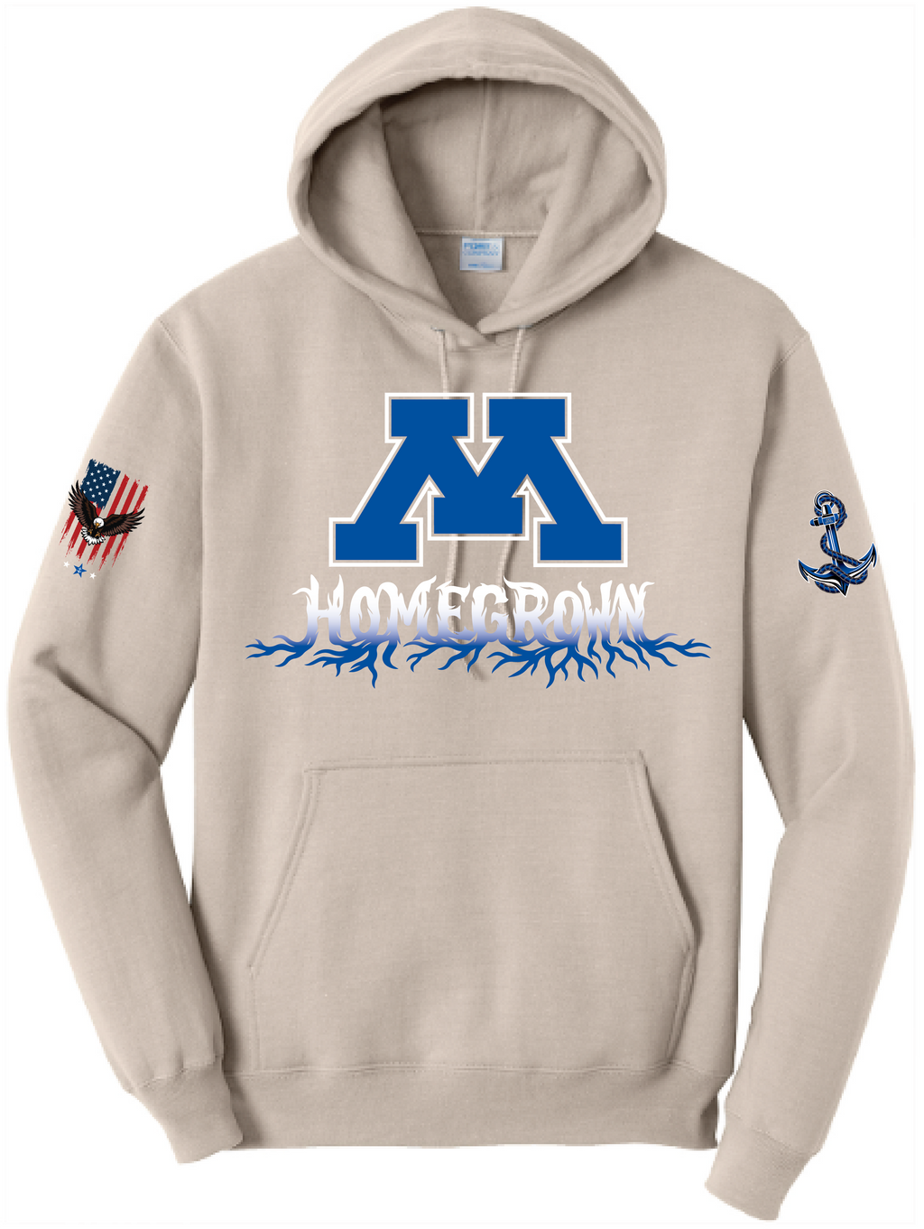 Unisex TFA Honor The Brave Core Fleece Hooded Sweatshirt