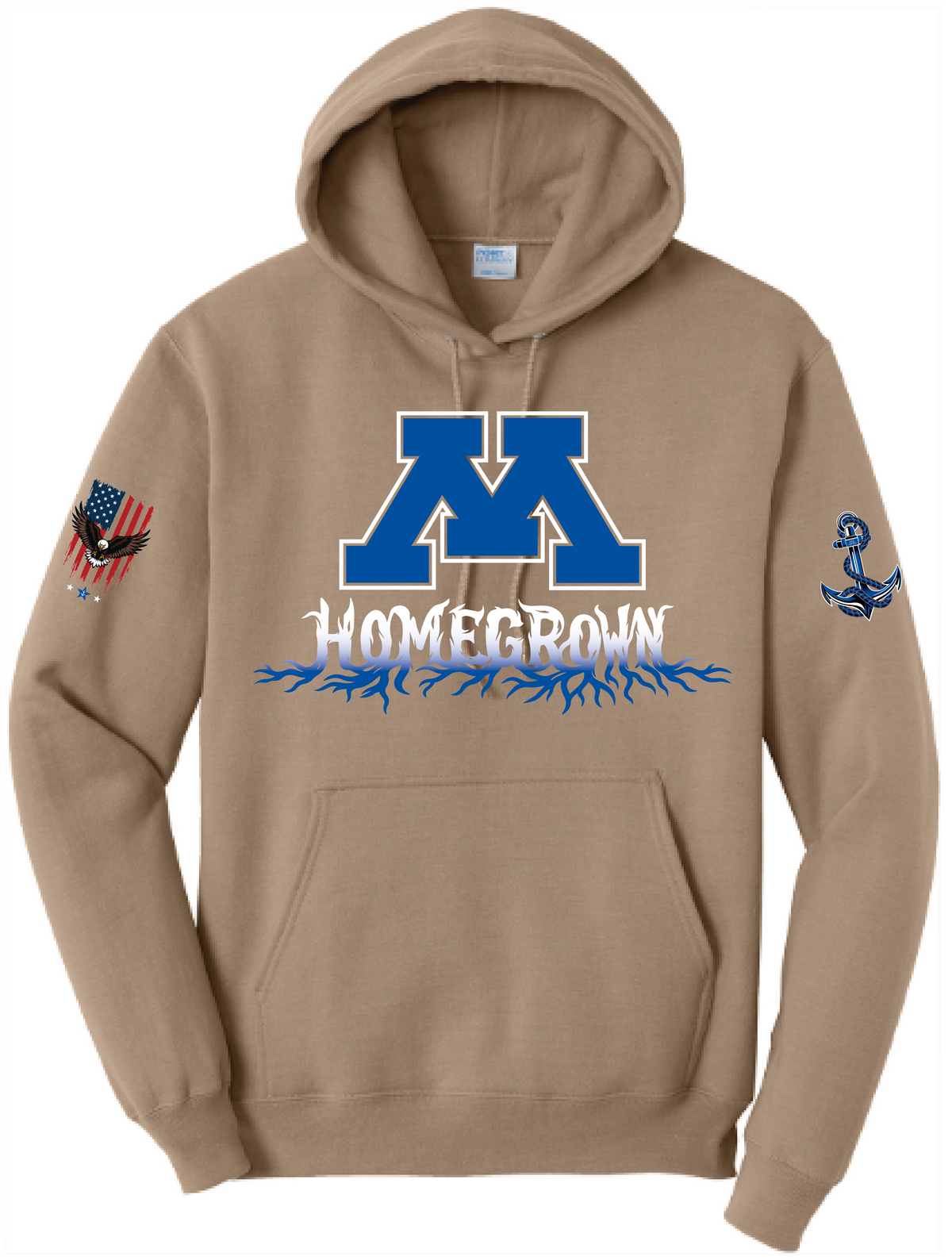 Unisex TFA Honor The Brave Core Fleece Hooded Sweatshirt