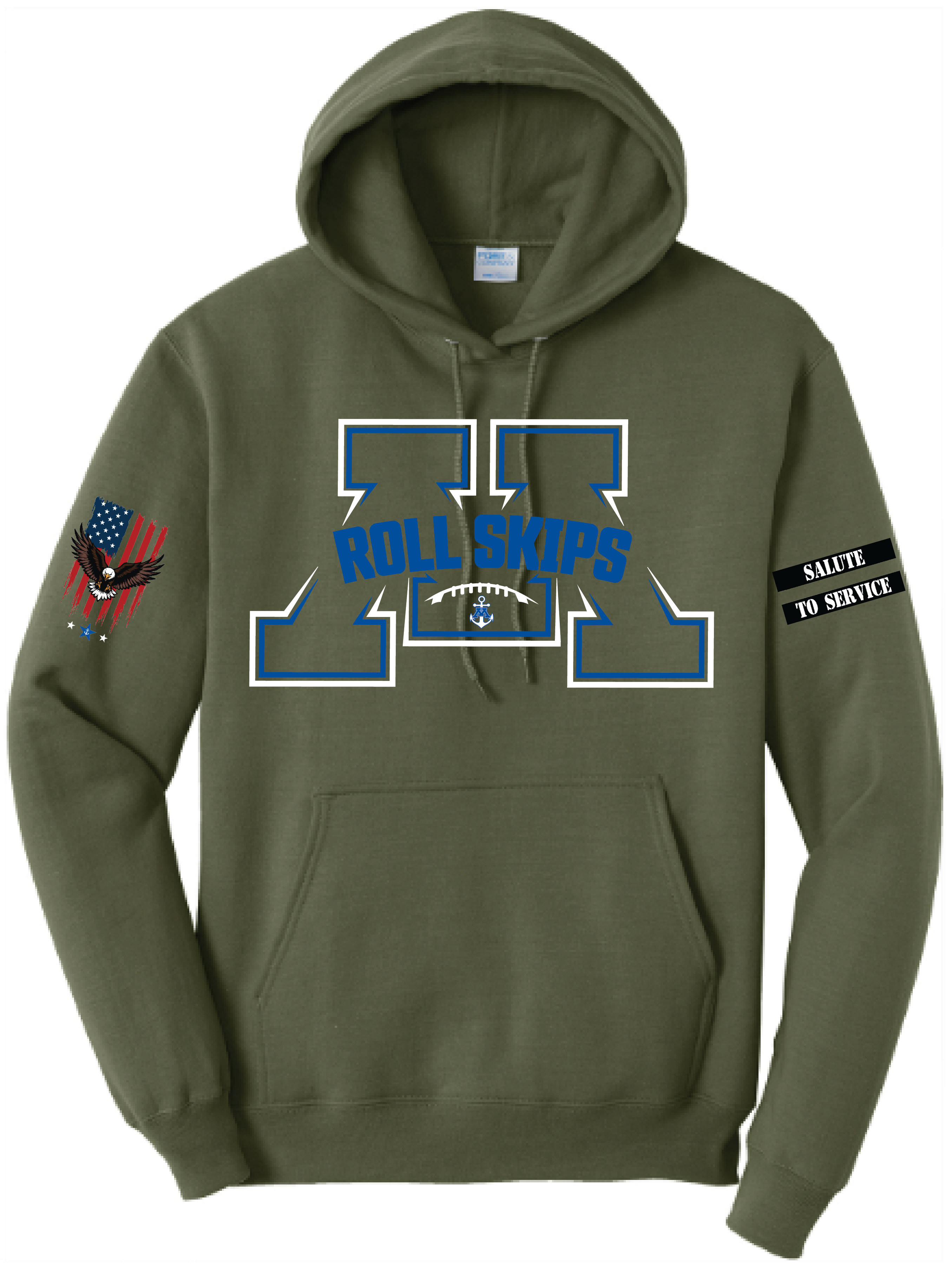 Men's TFA Salute To Service Core Fleece Hooded Sweatshirt