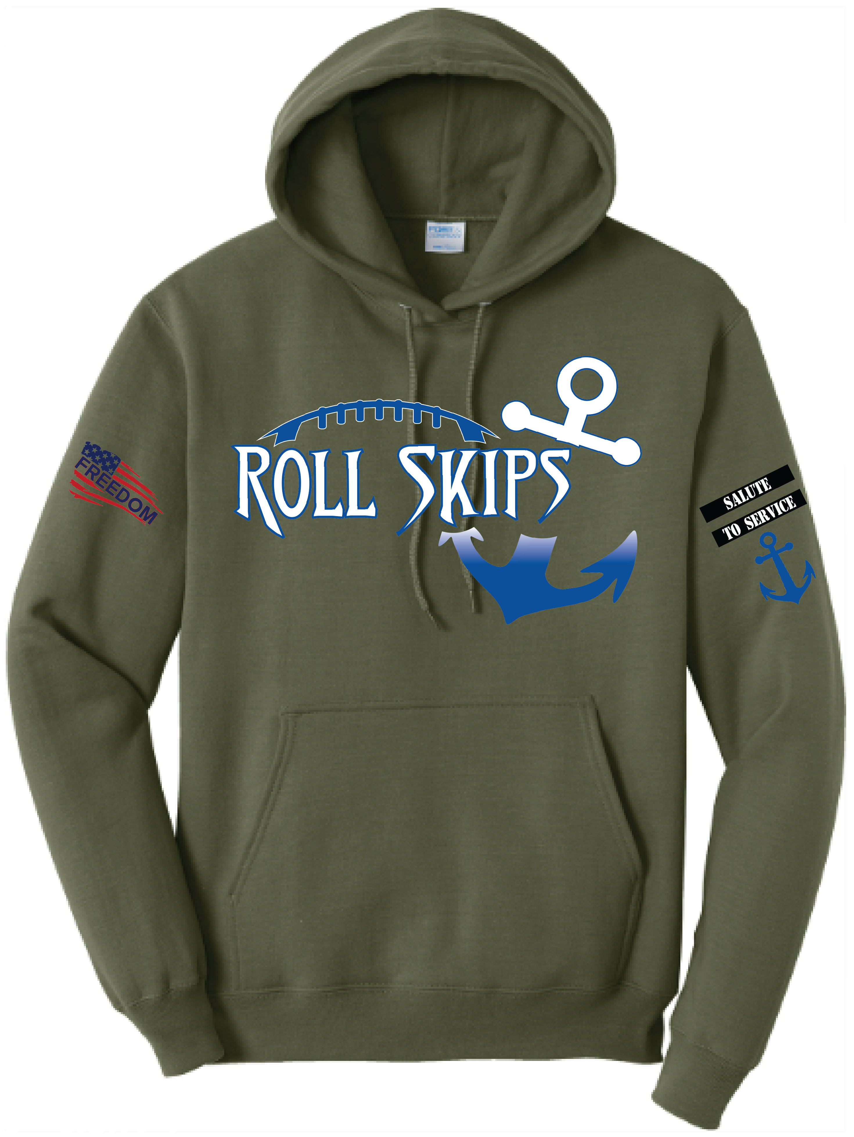 Salute To Service Women's Football Core Fleece Hooded Sweatshirt