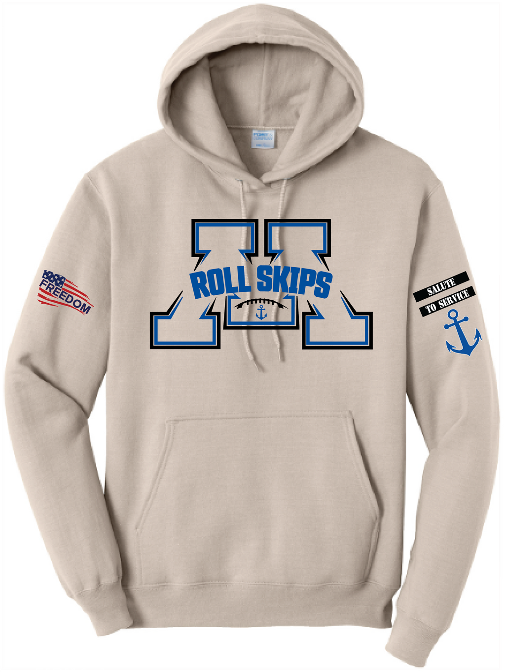 Salute To Service Men's Football Core Fleece Hooded Sweatshirt