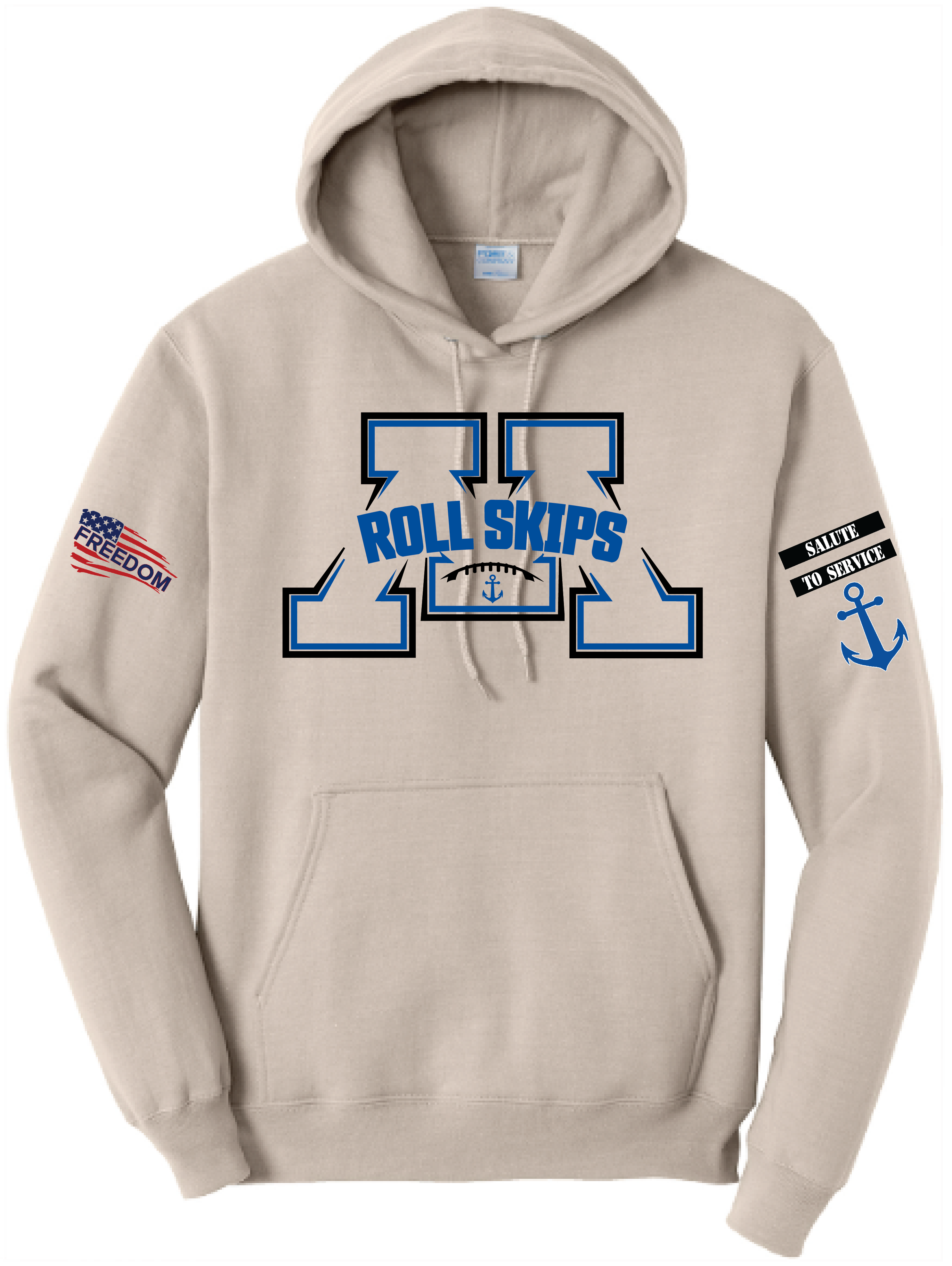Salute To Service Men's Football Core Fleece Hooded Sweatshirt