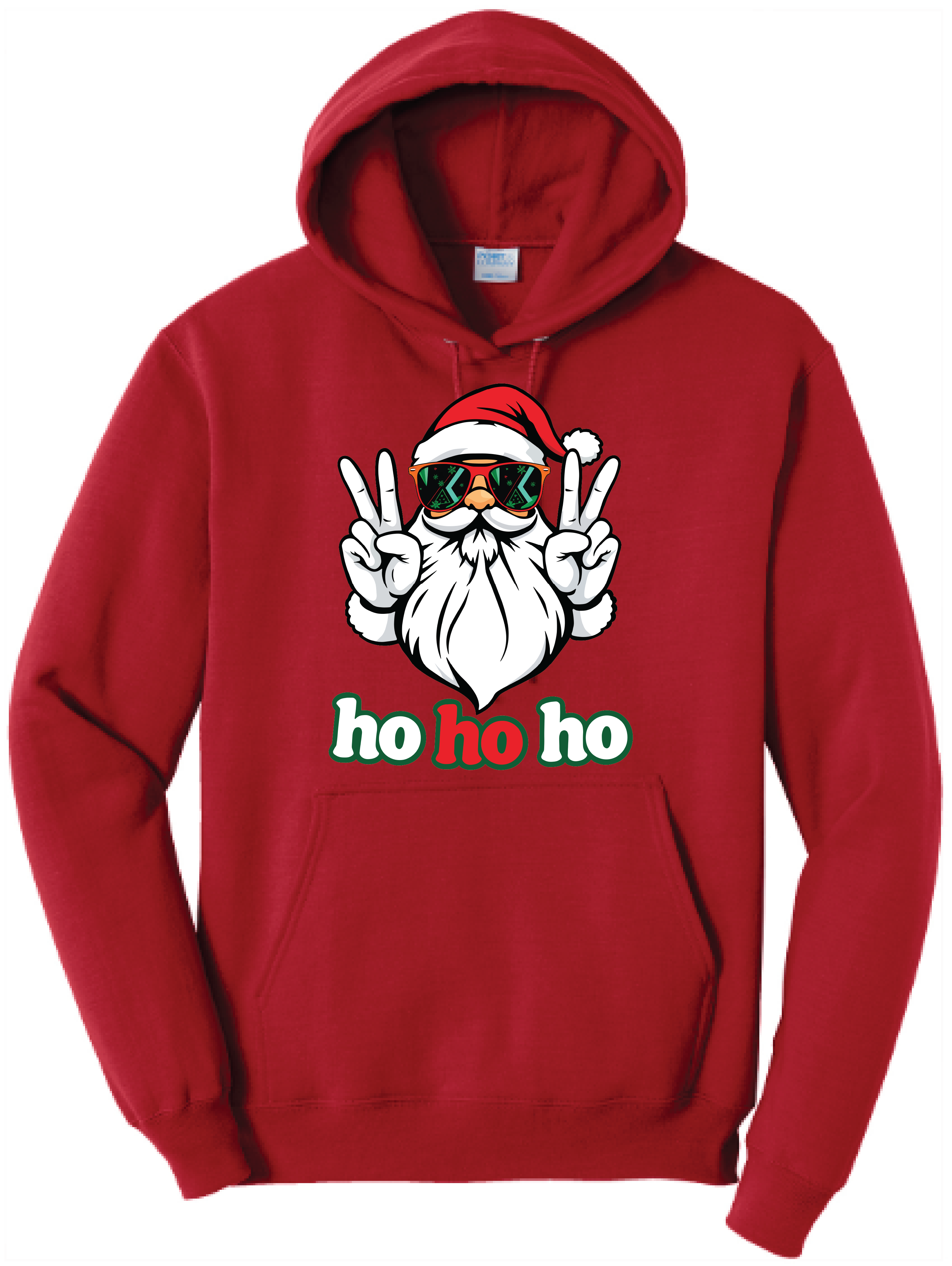 Unisex Santa Core Fleece Hooded Sweatshirt
