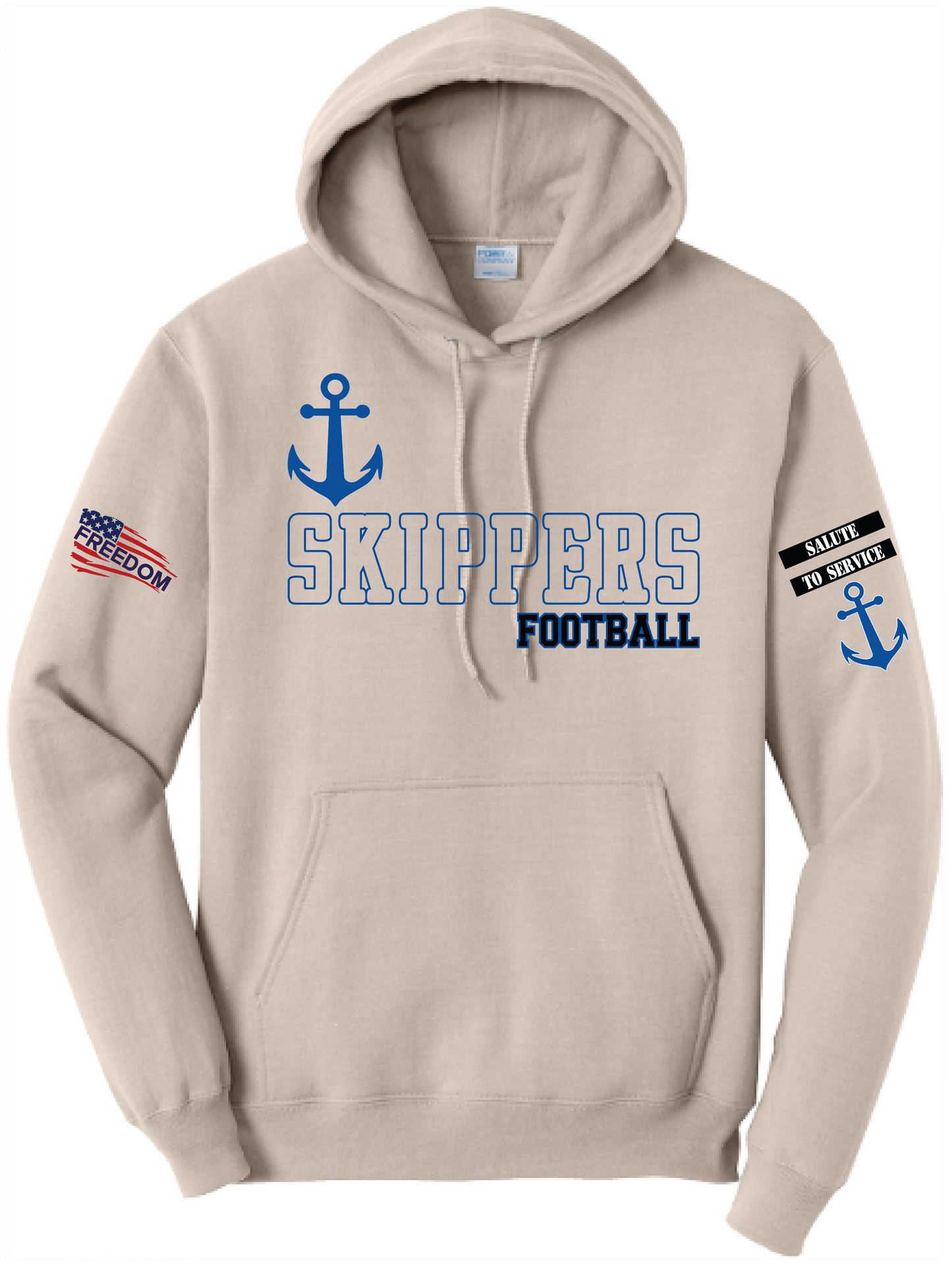 Salute To Service Women's Football Core Fleece Hooded Sweatshirt