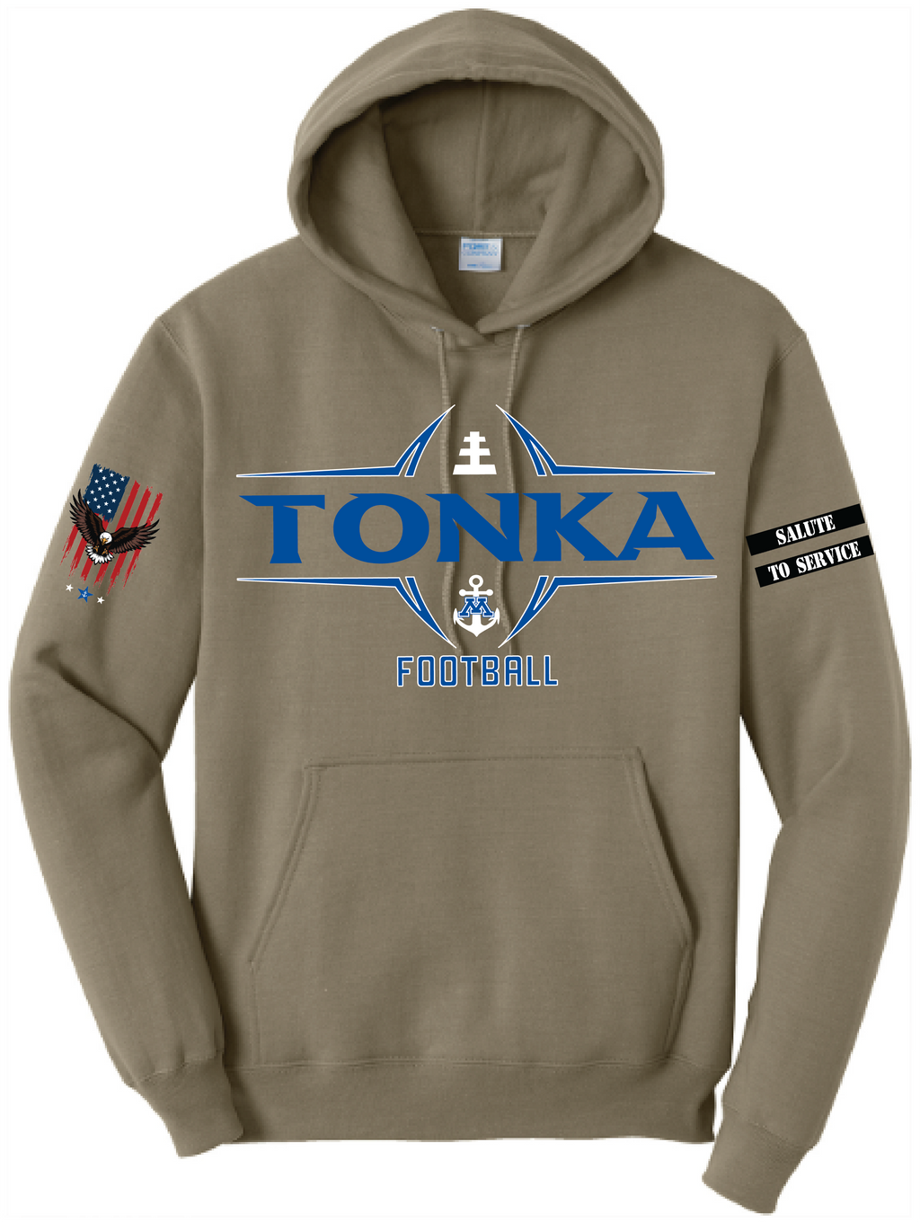 Men's TFA Salute To Service Core Fleece Hooded Sweatshirt