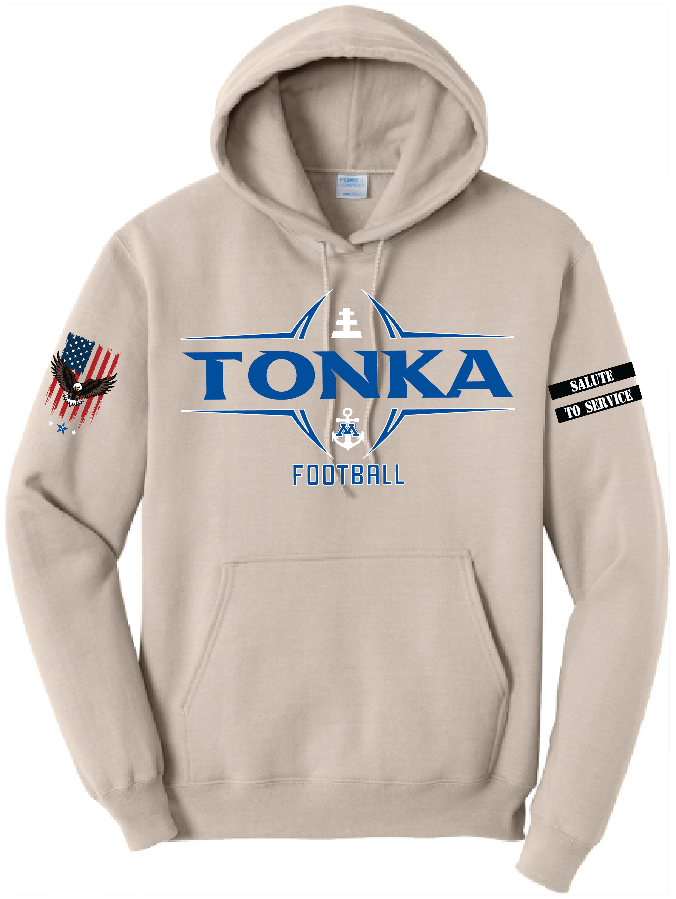 Men's TFA Salute To Service Core Fleece Hooded Sweatshirt