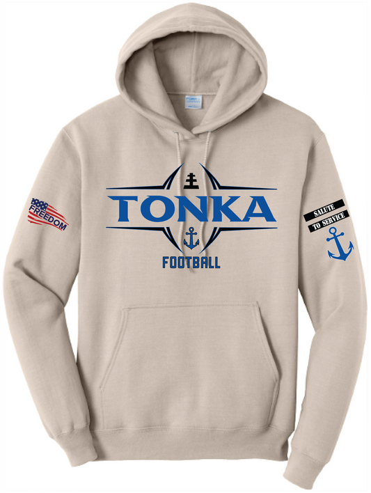 Salute To Service Women's Football Core Fleece Hooded Sweatshirt