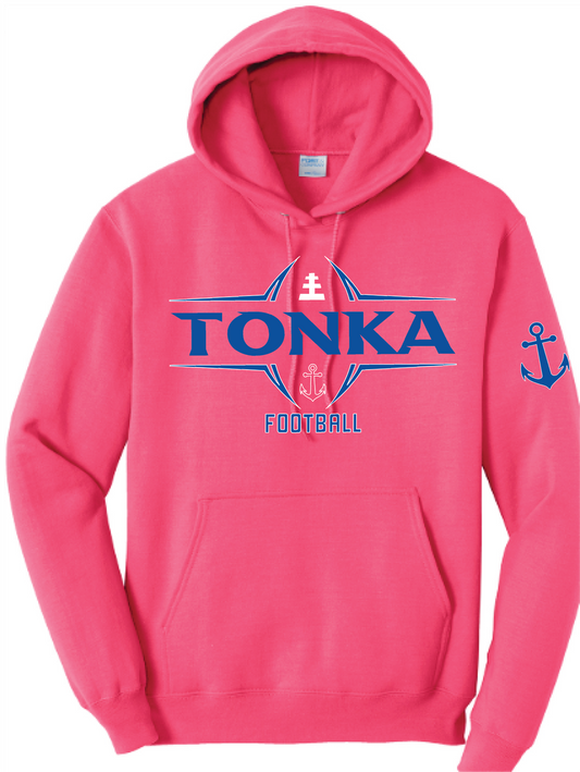 Show Your Pink Men's Core Fleece Hooded Sweatshirt