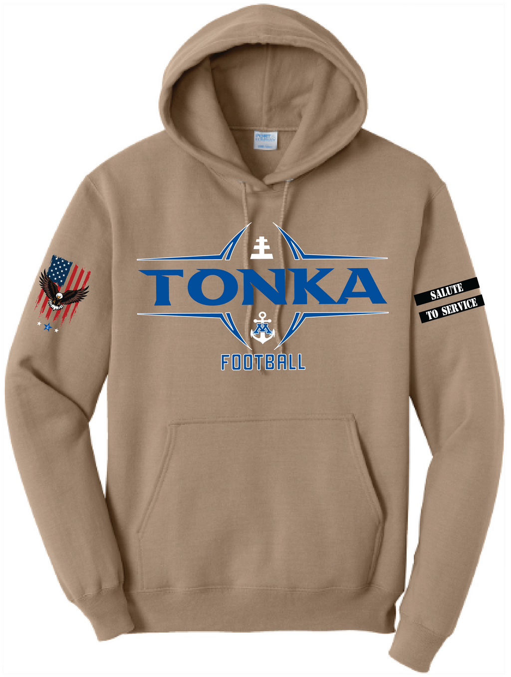 Men's TFA Salute To Service Core Fleece Hooded Sweatshirt