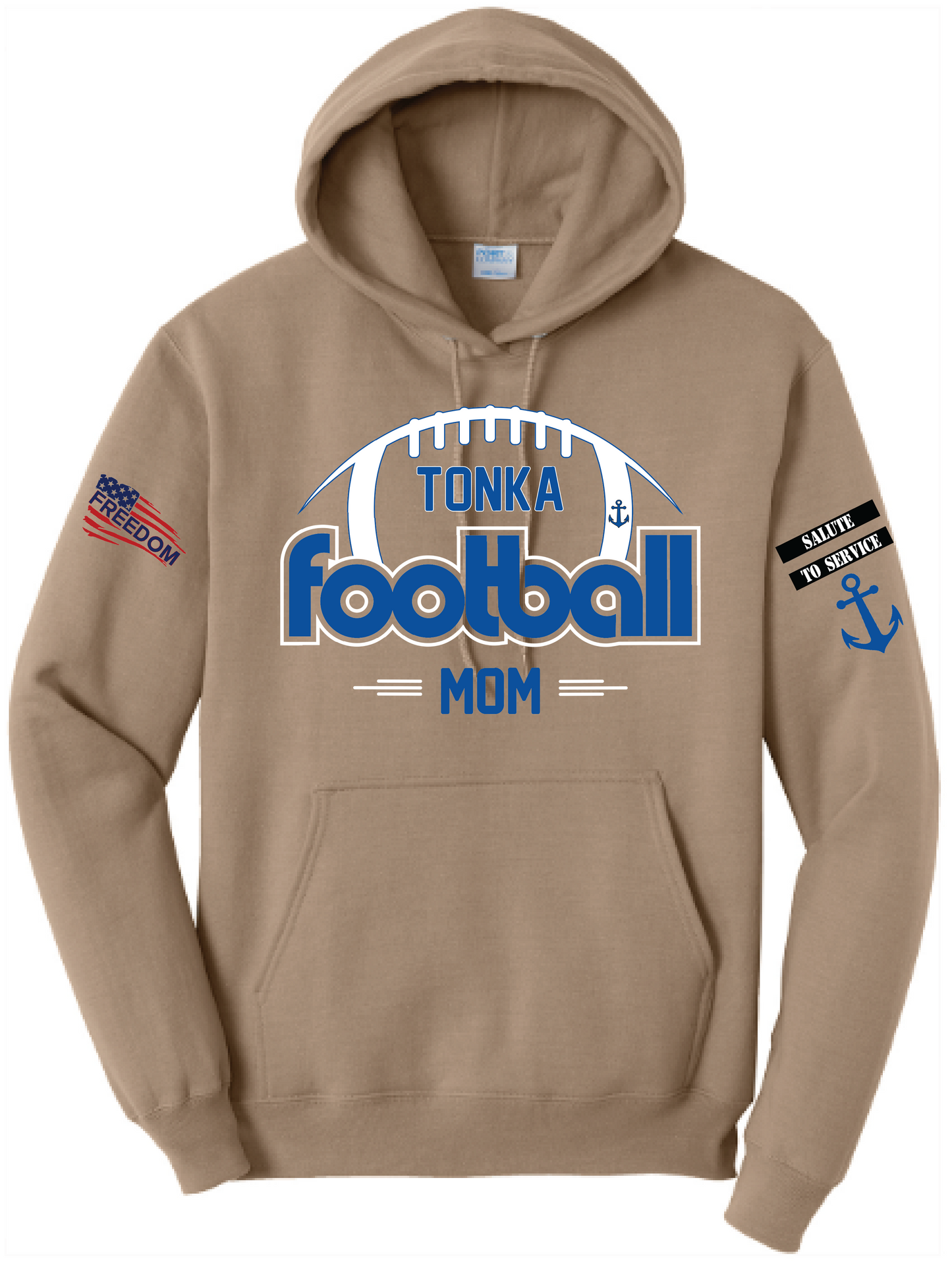Salute To Service Women's Football Core Fleece Hooded Sweatshirt