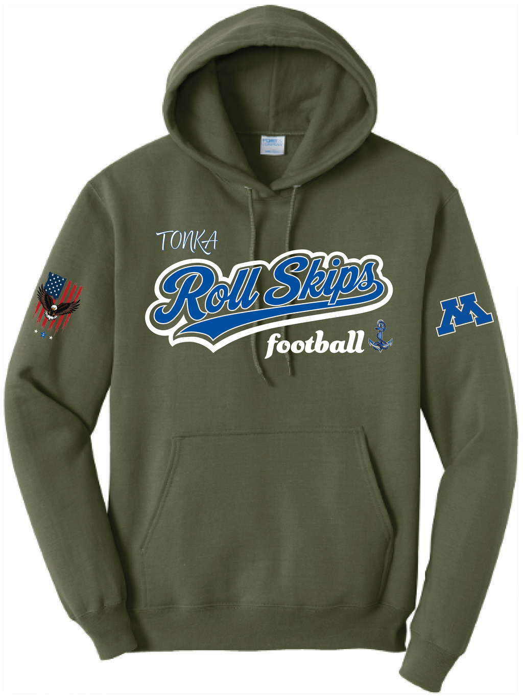 Unisex TFA Honor The Brave Core Fleece Hooded Sweatshirt