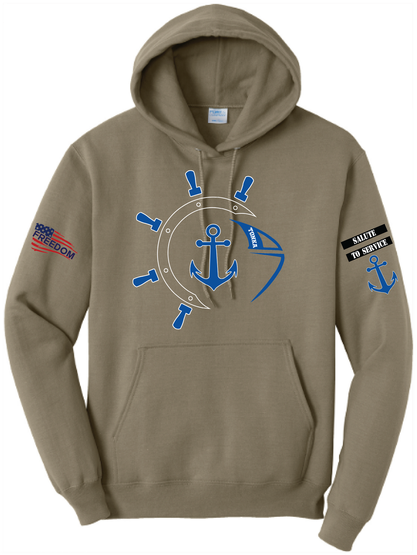 Salute To Service Women's Football Core Fleece Hooded Sweatshirt