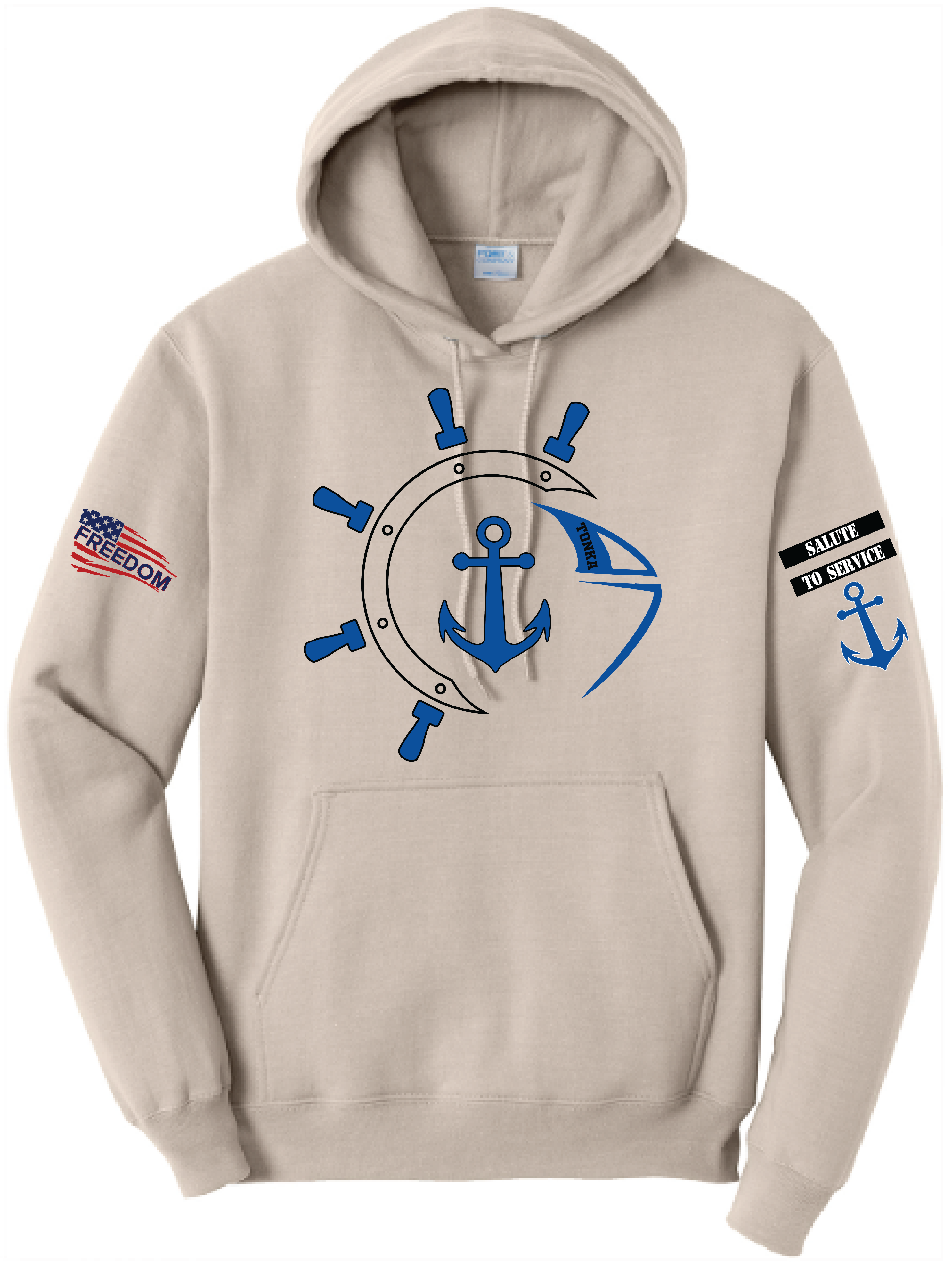Salute To Service Men's Football Core Fleece Hooded Sweatshirt