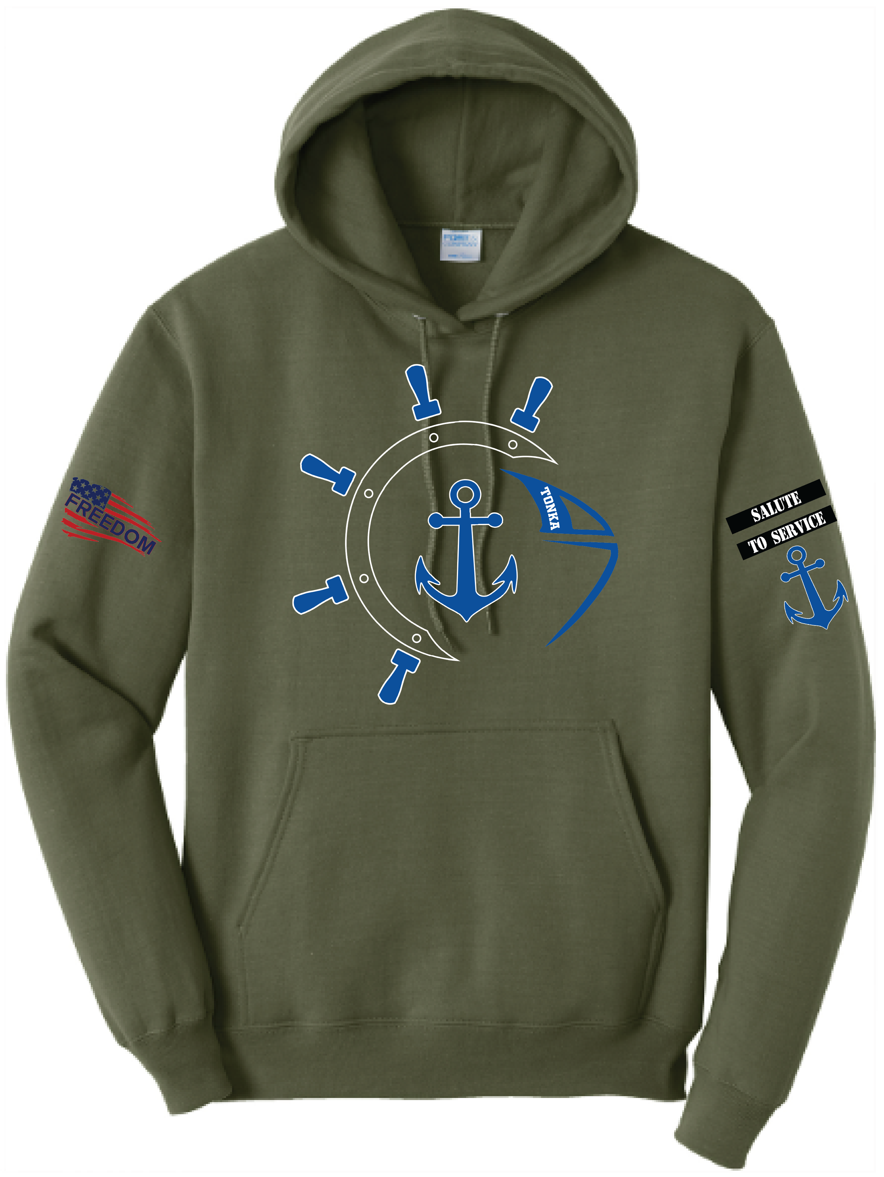 Salute To Service Men's Football Core Fleece Hooded Sweatshirt