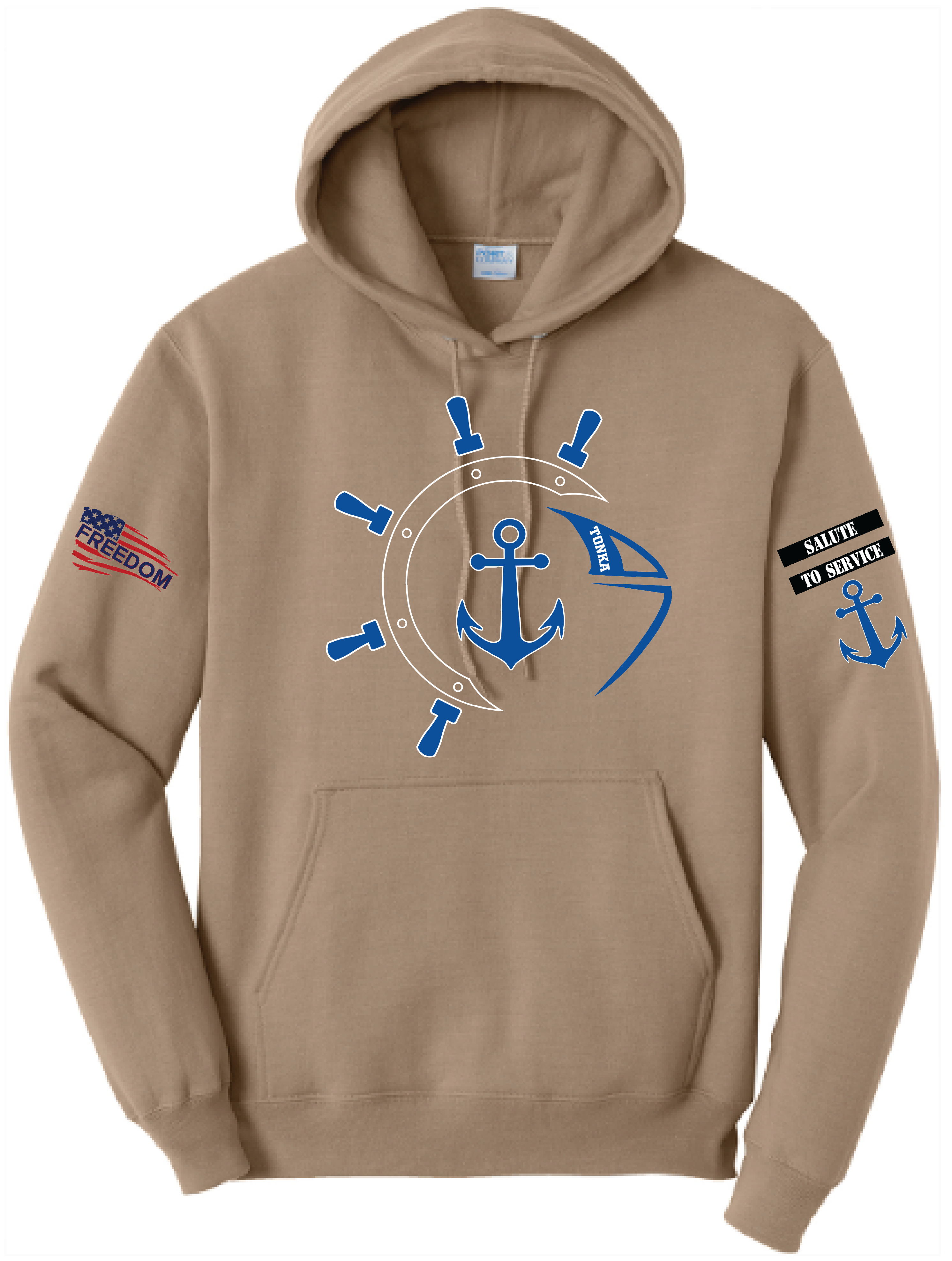 Salute To Service Men's Football Core Fleece Hooded Sweatshirt