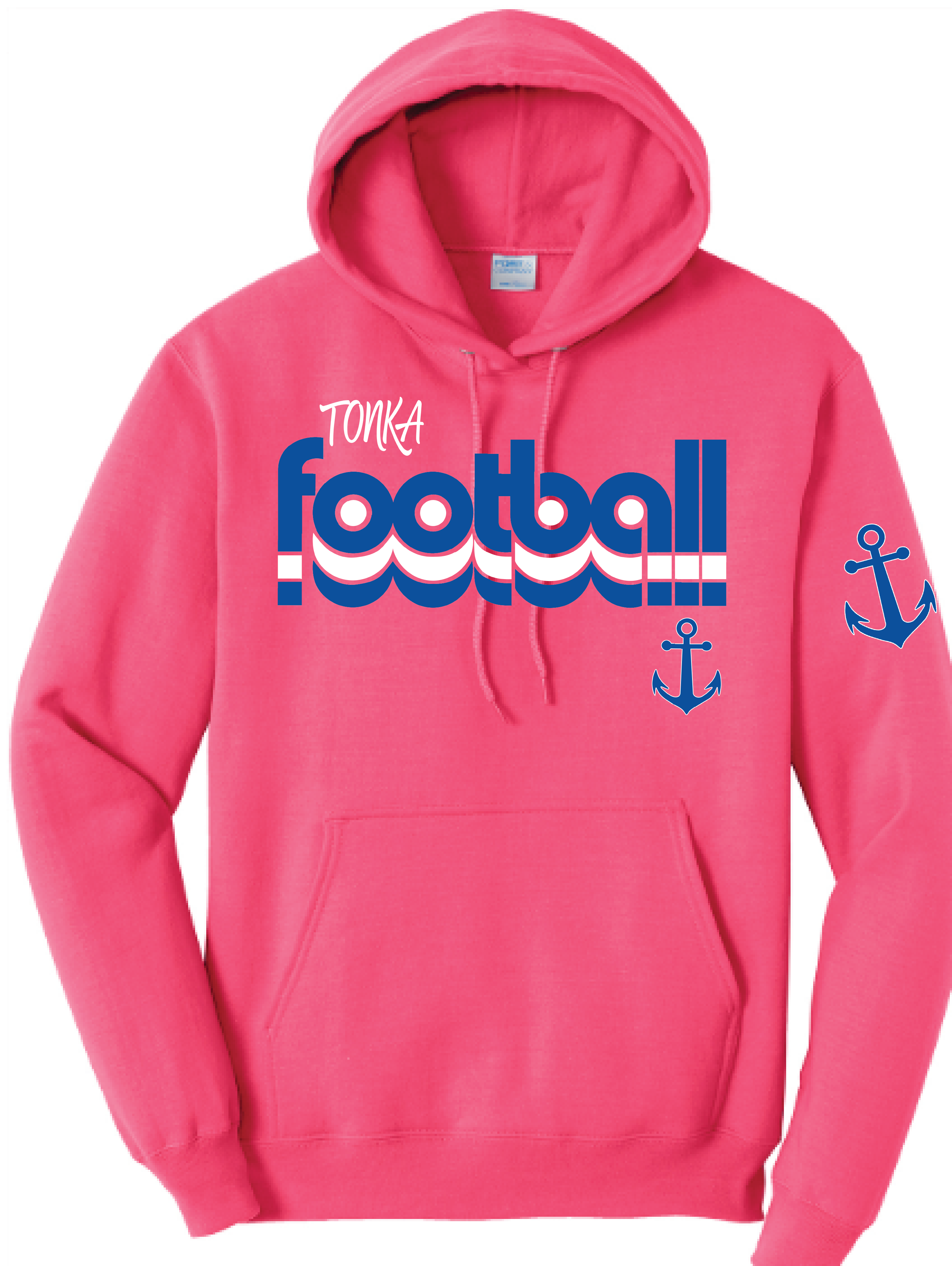 Show Your Pink Women's Core Fleece Hooded Sweatshirt