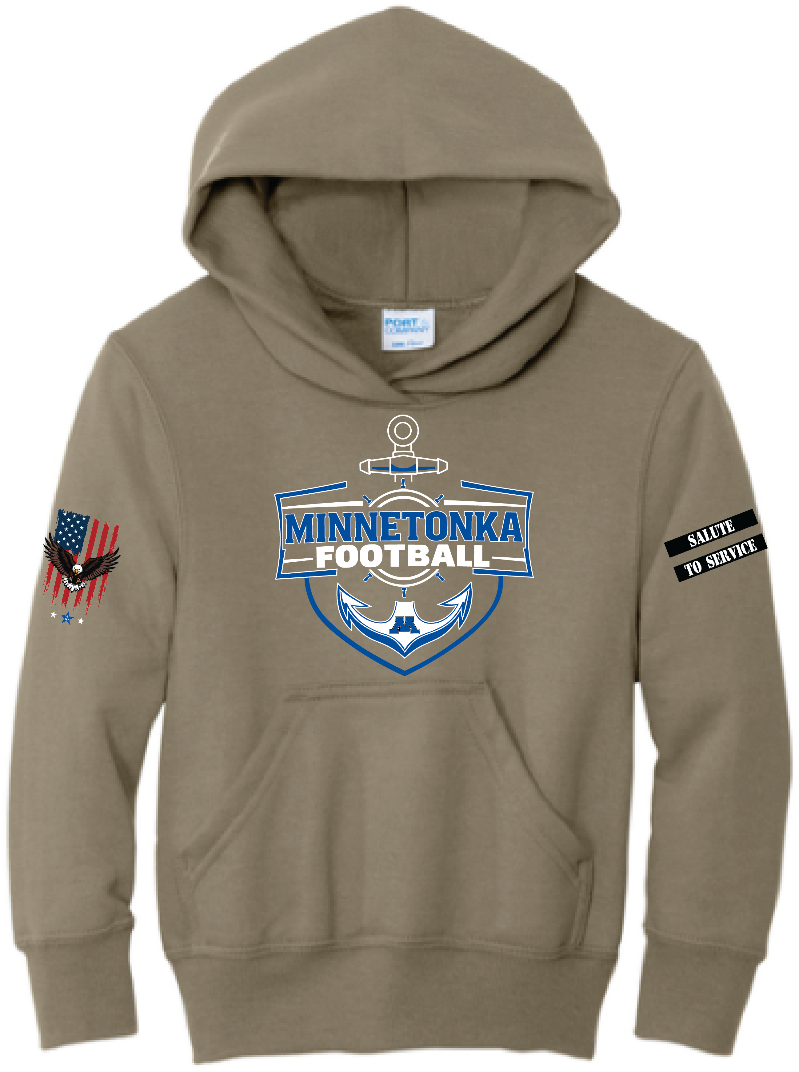 Youth TFA Salute To Service Core Fleece Hooded Sweatshirt
