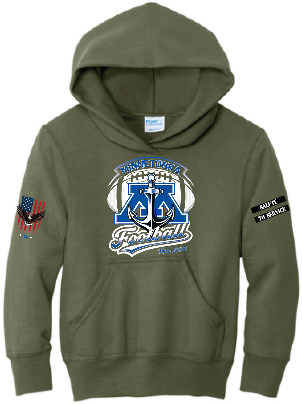 Youth TFA Salute To Service Core Fleece Hooded Sweatshirt
