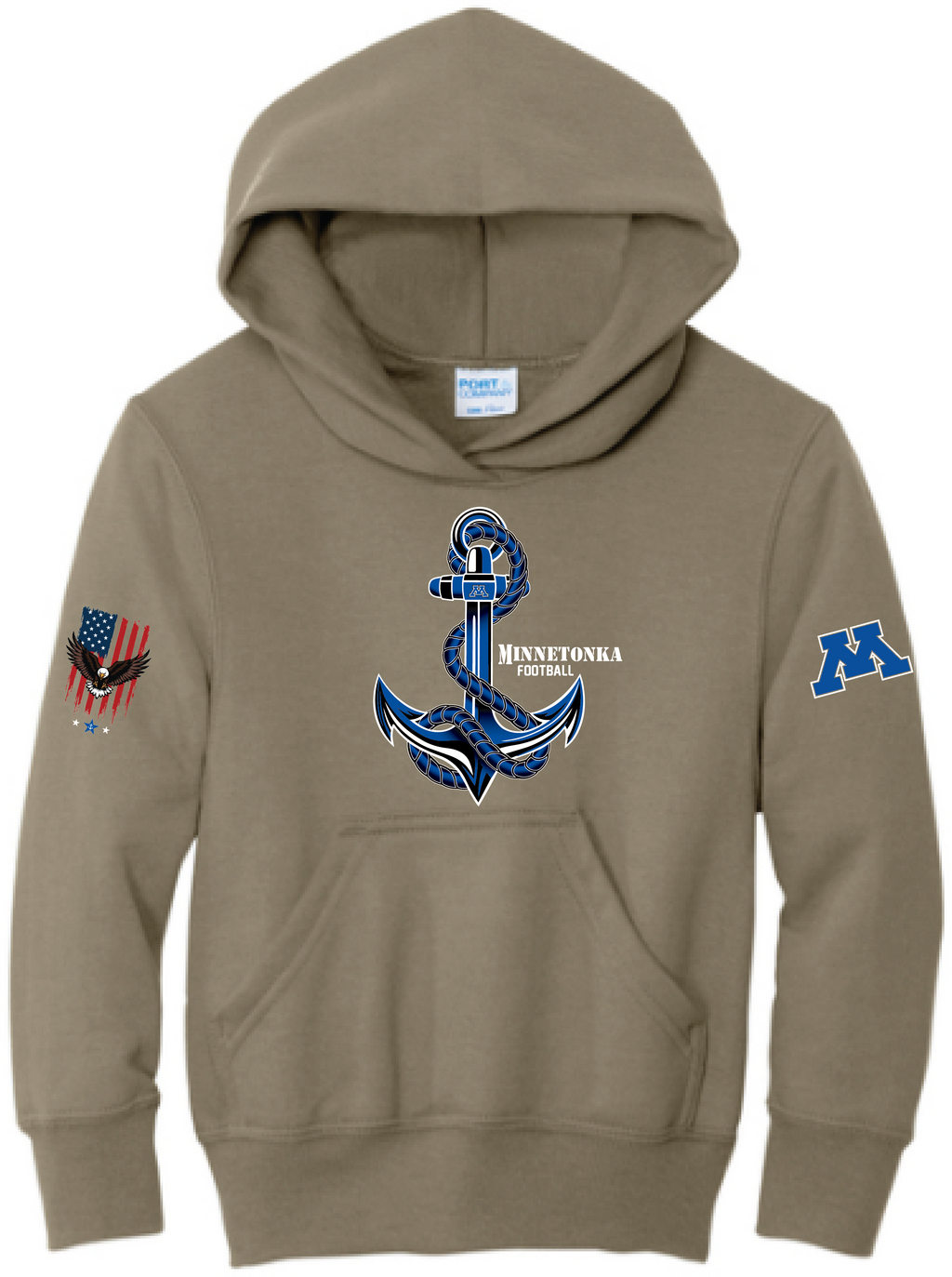 Youth TFA Honor The Brave Core Fleece Hooded Sweatshirt