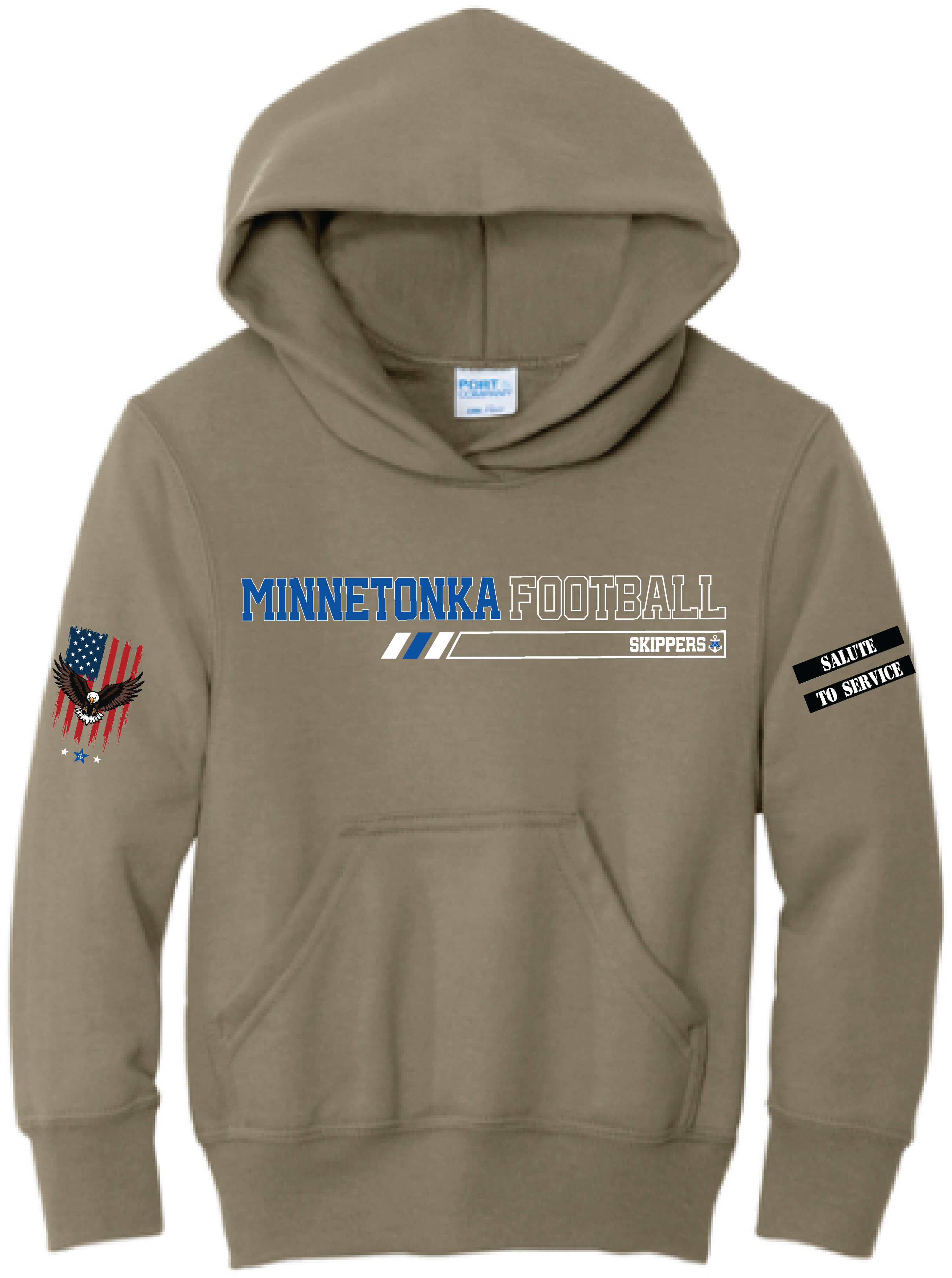 Youth TFA Salute To Service Core Fleece Hooded Sweatshirt