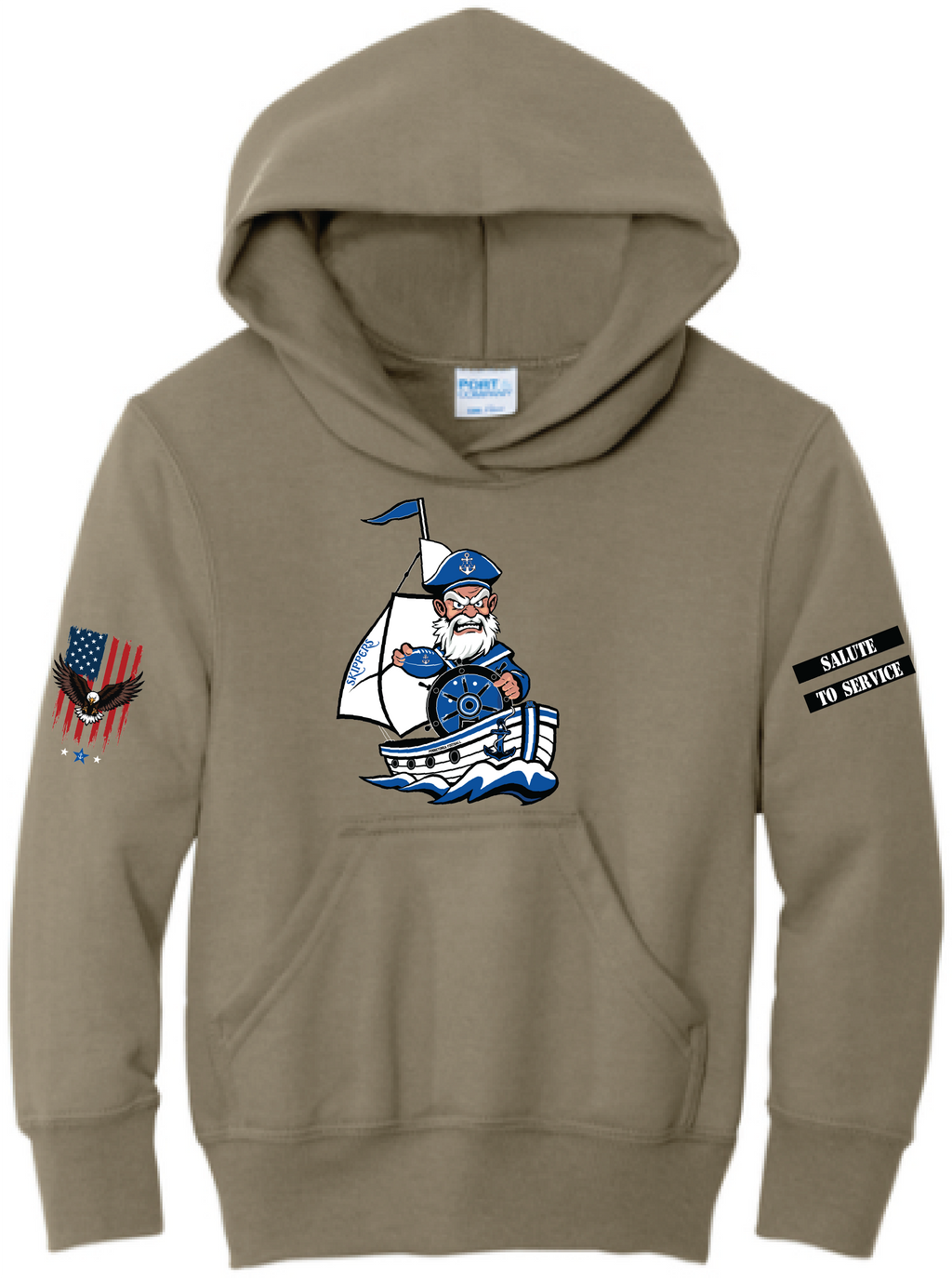 Youth TFA Salute To Service Core Fleece Hooded Sweatshirt