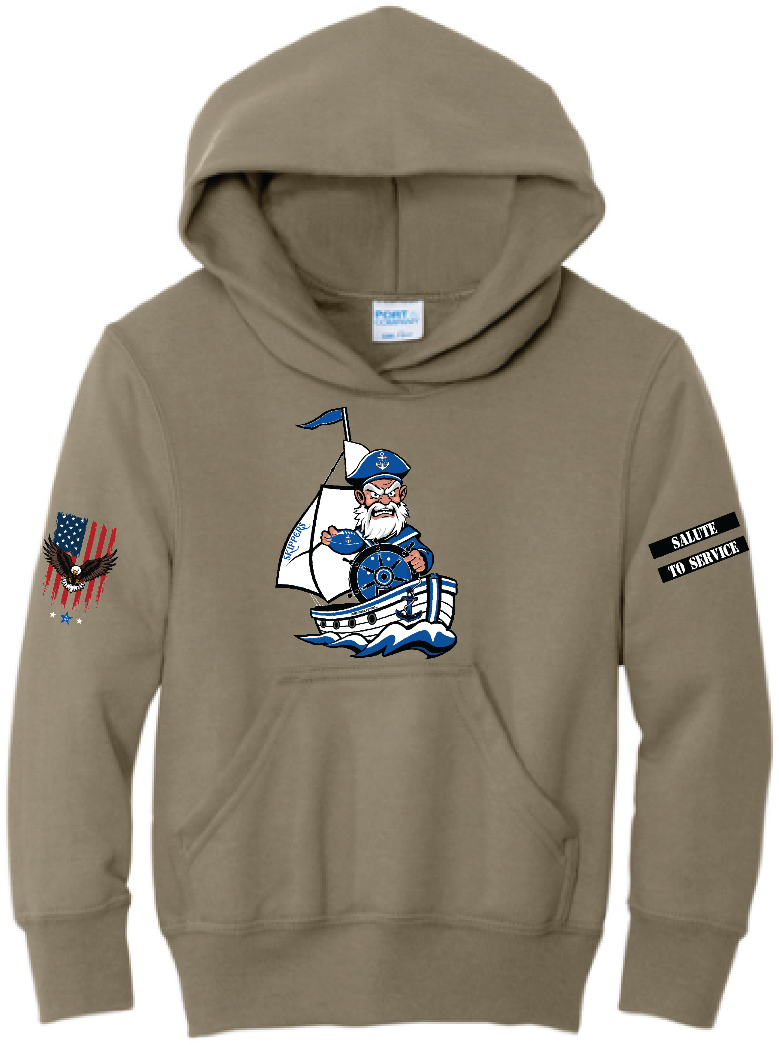 Youth TFA Salute To Service Core Fleece Hooded Sweatshirt